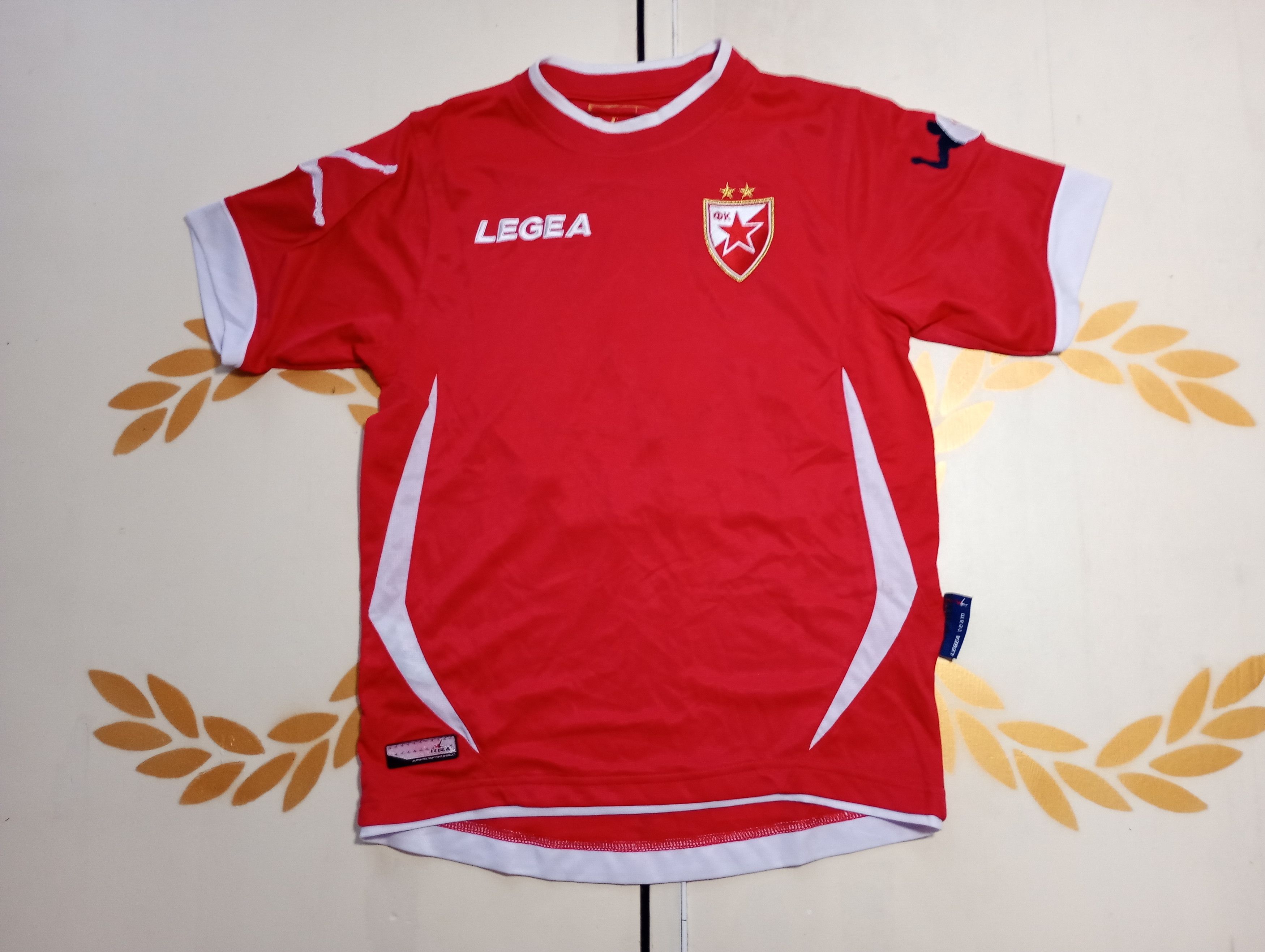 Vintage Red Star Belgrade Crvena Zvezda Legea Training Jersey Size US S / EU 44-46 / 1 - 2 Thumbnail