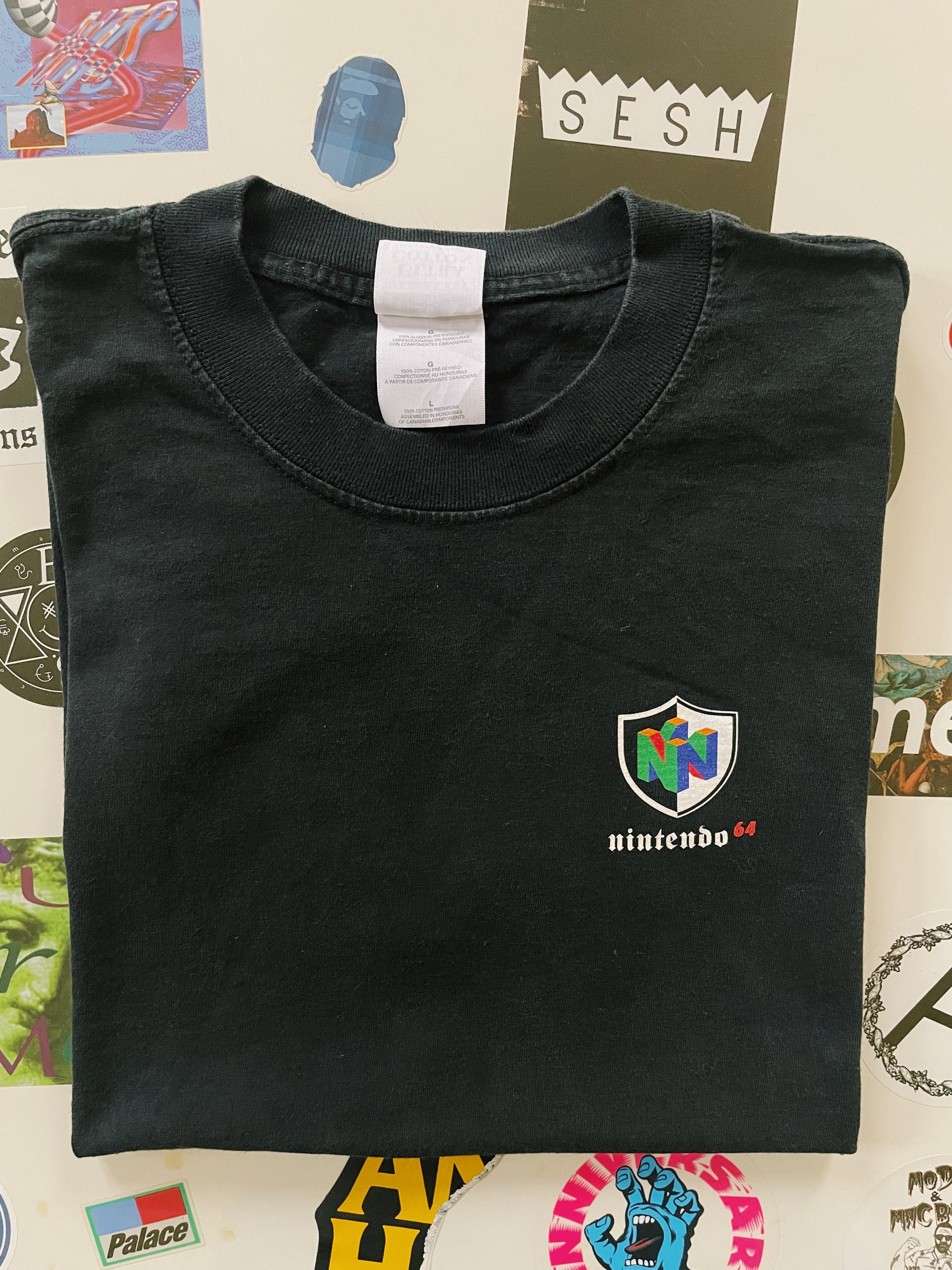 Nintendo Vintage 1998 Zelda: Ocarina of Time Nintendo 64 T-shirt Size US L / EU 52-54 / 3 - 6 Thumbnail