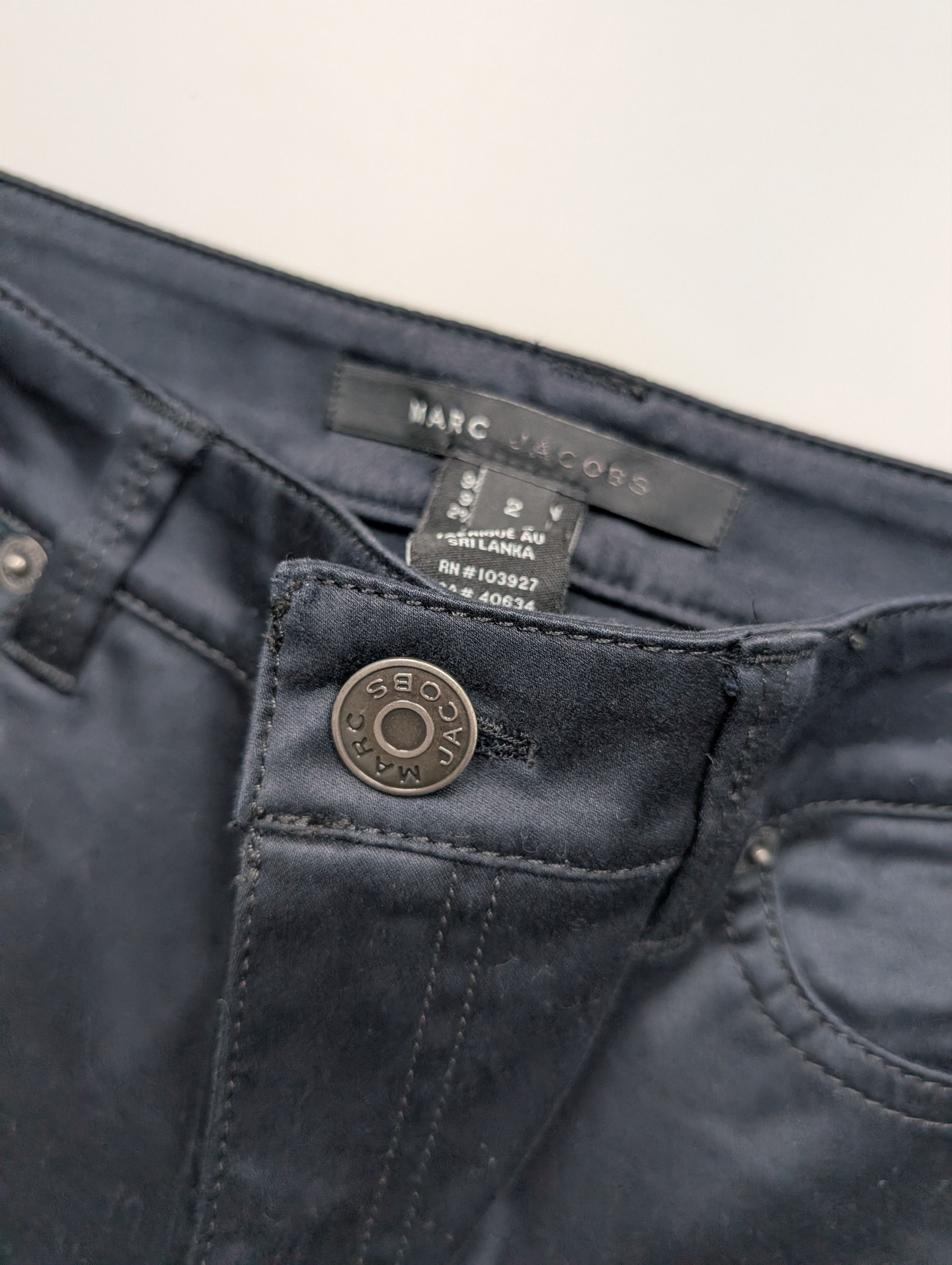 Marc Jacobs Marc Jacobs Black Pants With Lines Outside Size 26" / US 2 / IT 38 - 3 Thumbnail