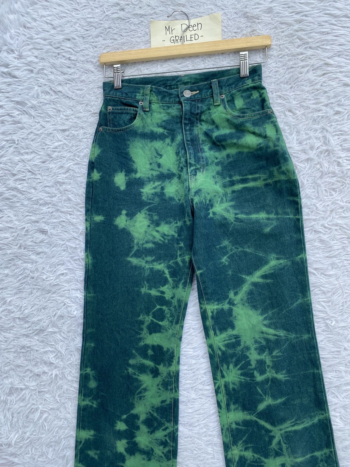 Japanese Brand Vintage 90s Japanese Brand Tie Dye Flash Jeans Pants Size US 27 - 7 Thumbnail