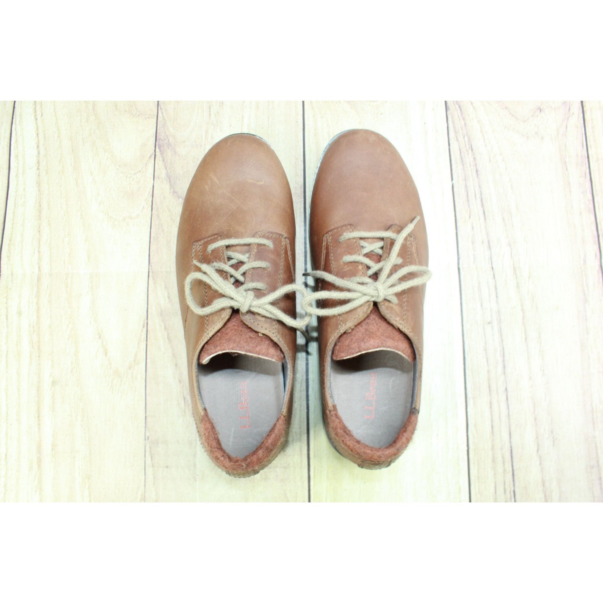 L.L. Bean LL Bean Brown Leather Oxford Shoes Women's Size 7.5 Wide Size US 7.5 / IT 37.5 - 7 Thumbnail
