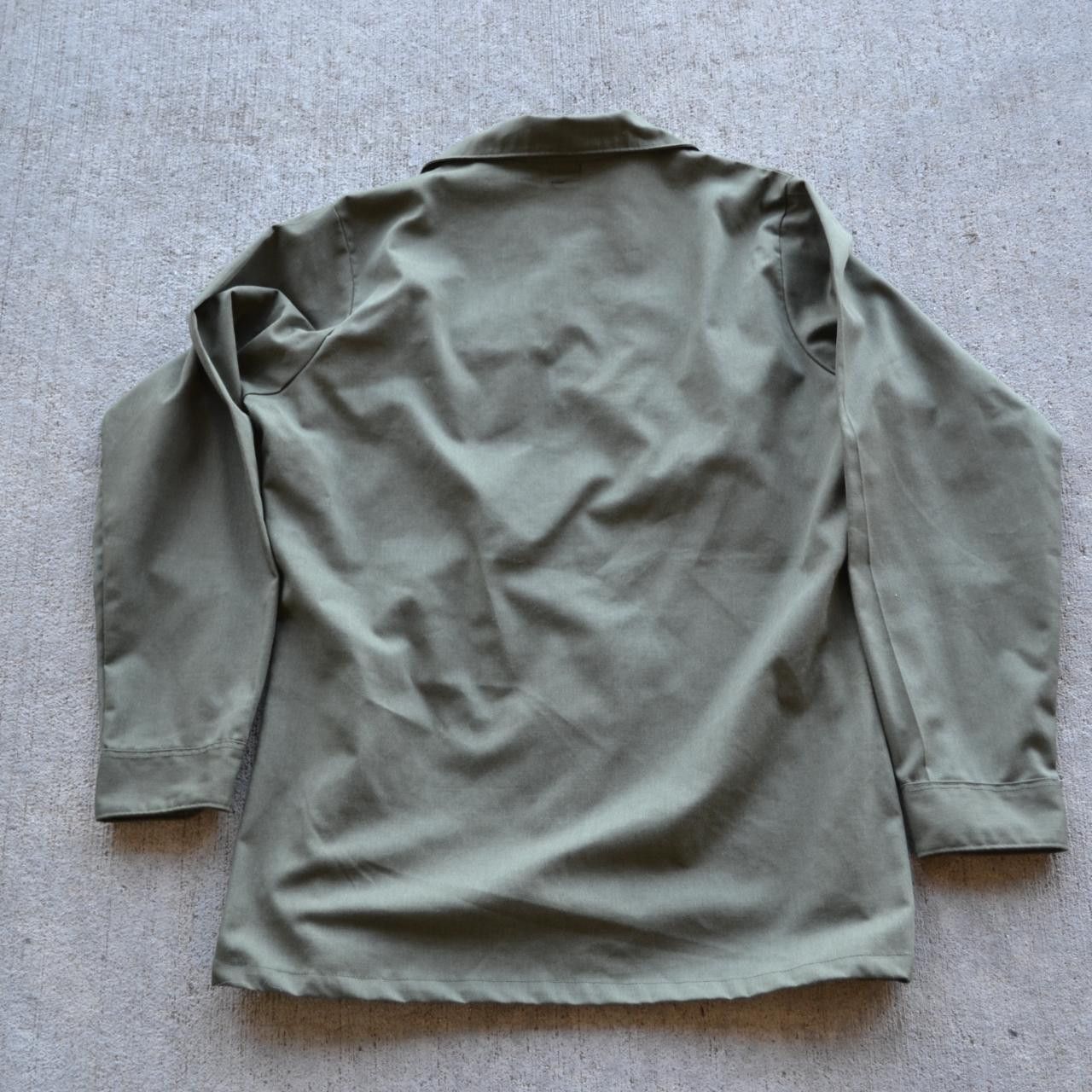 Vintage vintage vietnam seabees fatigue sergeant shirt fits L Size US L / EU 52-54 / 3 - 3 Thumbnail