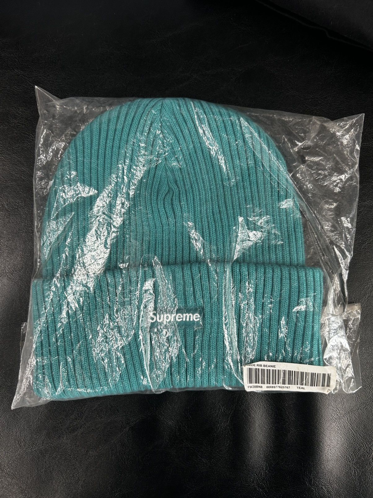Supreme Supreme Wide Rib Teal Beanie NEW Size ONE SIZE - 2 Thumbnail