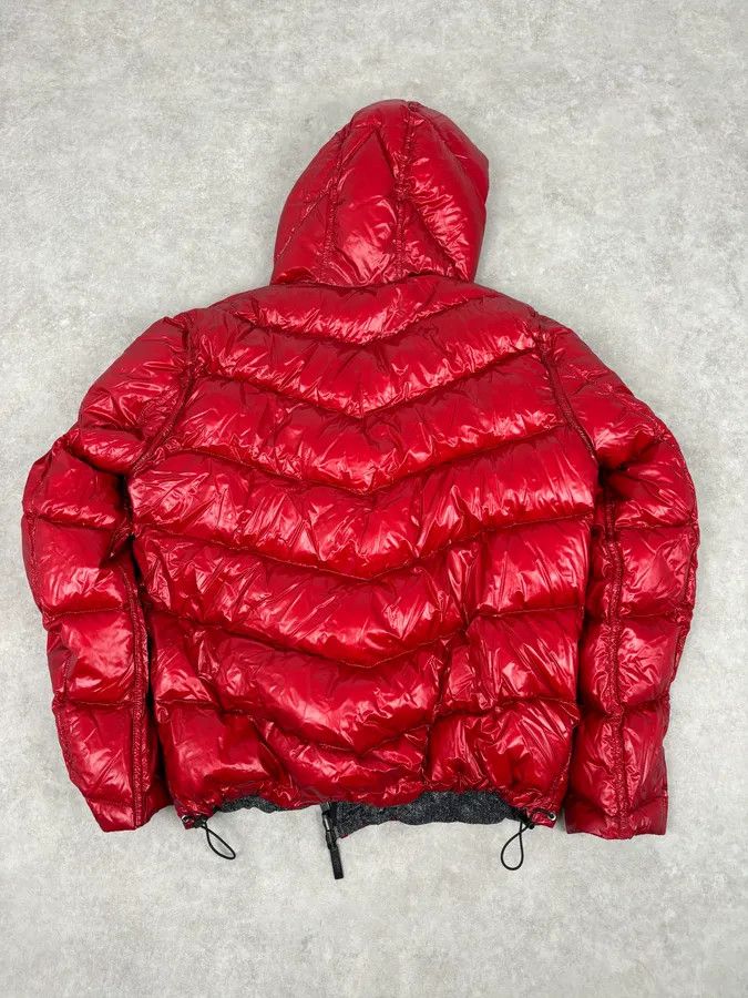 Armani Collezioni Armani Collezioni Grey Red Nylon Reversible Quilted Puffer Jacket Size US M / EU 48-50 / 2 - 8 Thumbnail
