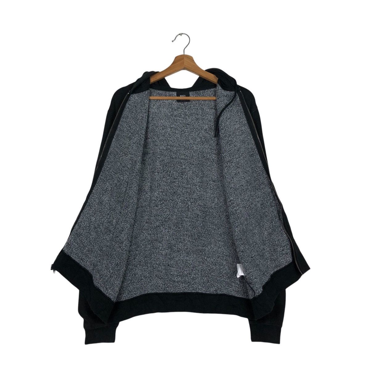 Japanese Brand 📌Vintage Hoodie Zipper Sweater Rvca Big Logo Spell Out Size US S / EU 44-46 / 1 - 16 Thumbnail