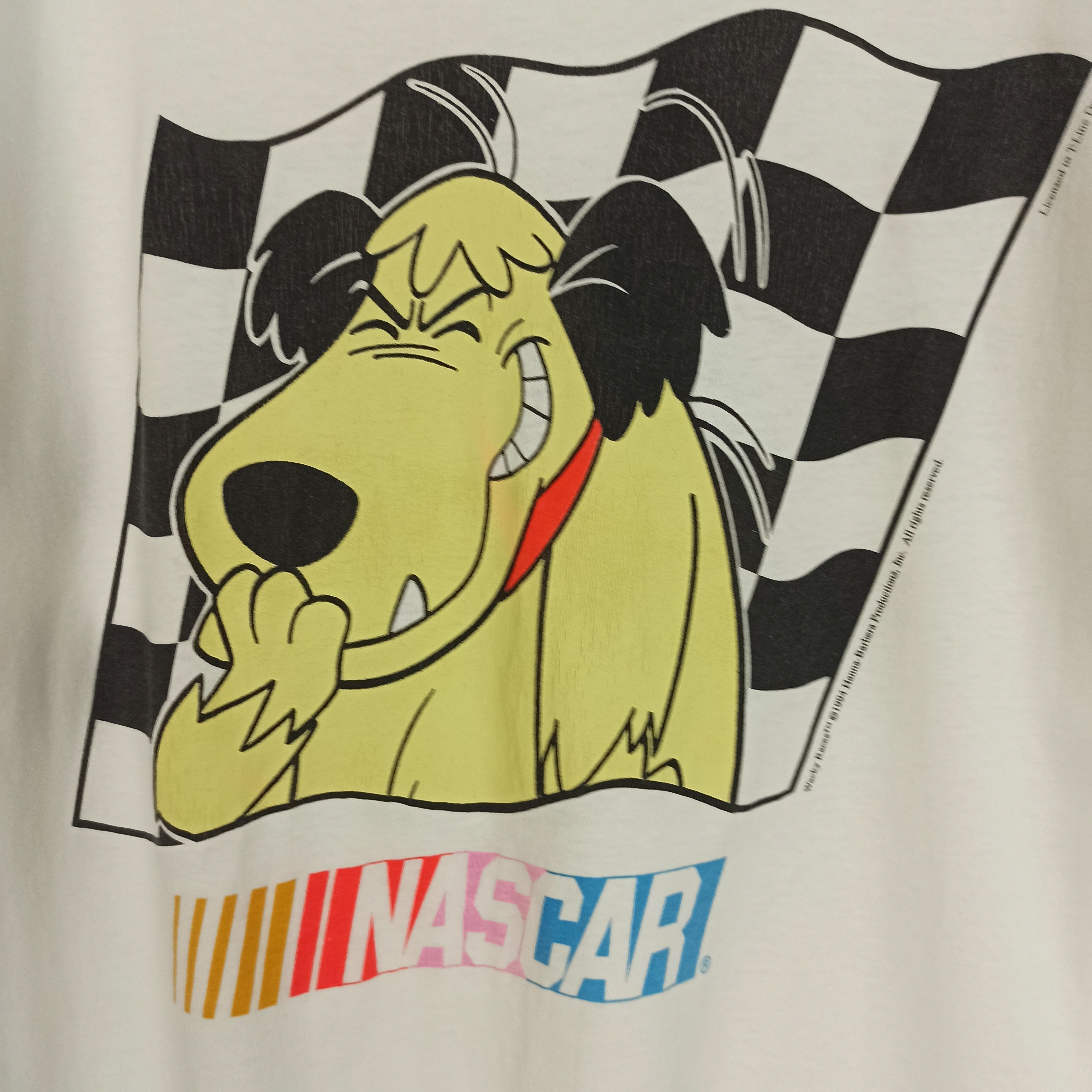 Cartoon Network Vintage Distressed 1994 NASCAR Wacky Races Tshirt Very Rare Size US L / EU 52-54 / 3 - 2 Thumbnail