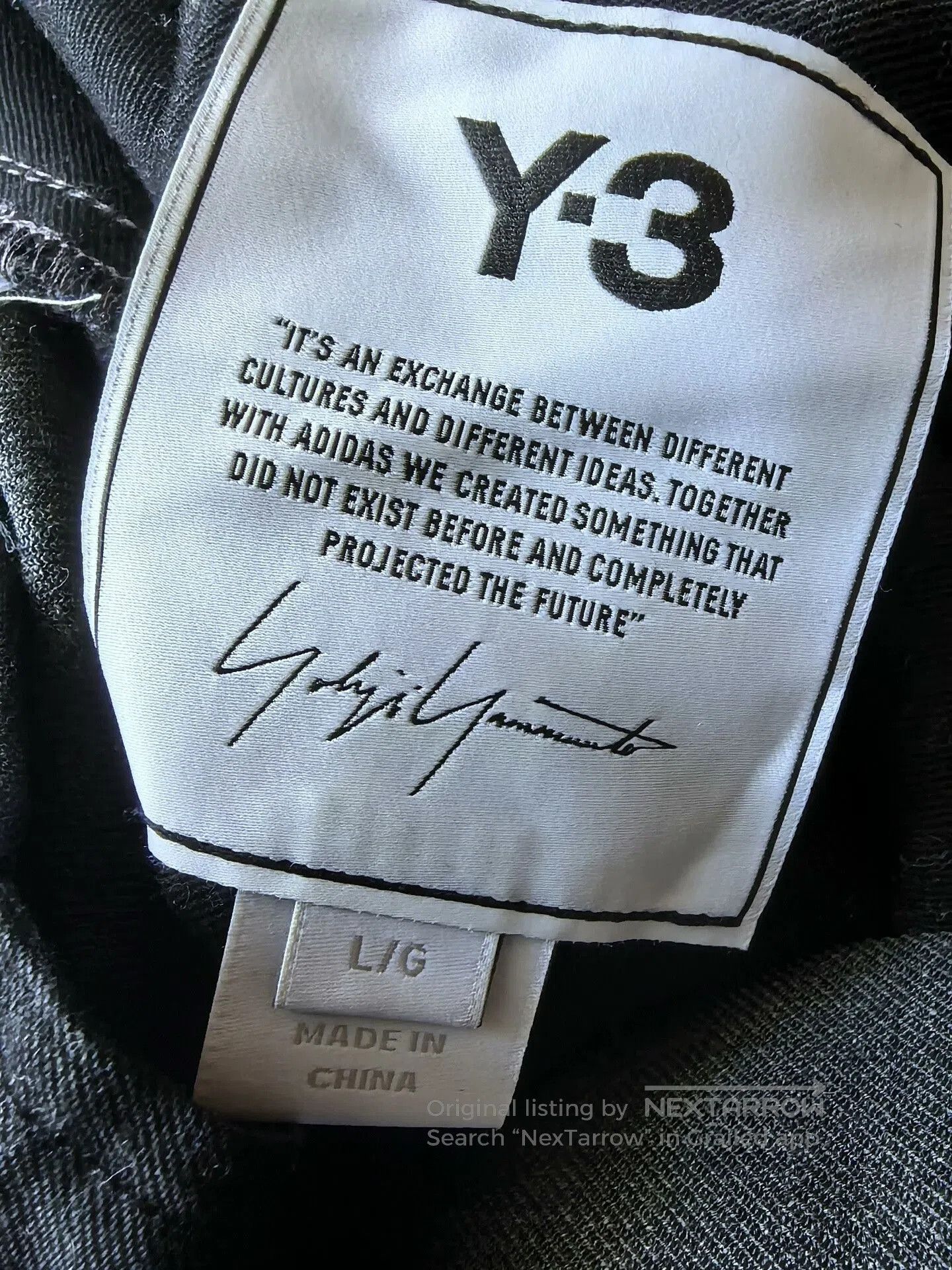 Y-3 Y-3 Wool Cargo Pants in Dark Gray. Size US 42 / EU 58 - 2 Thumbnail