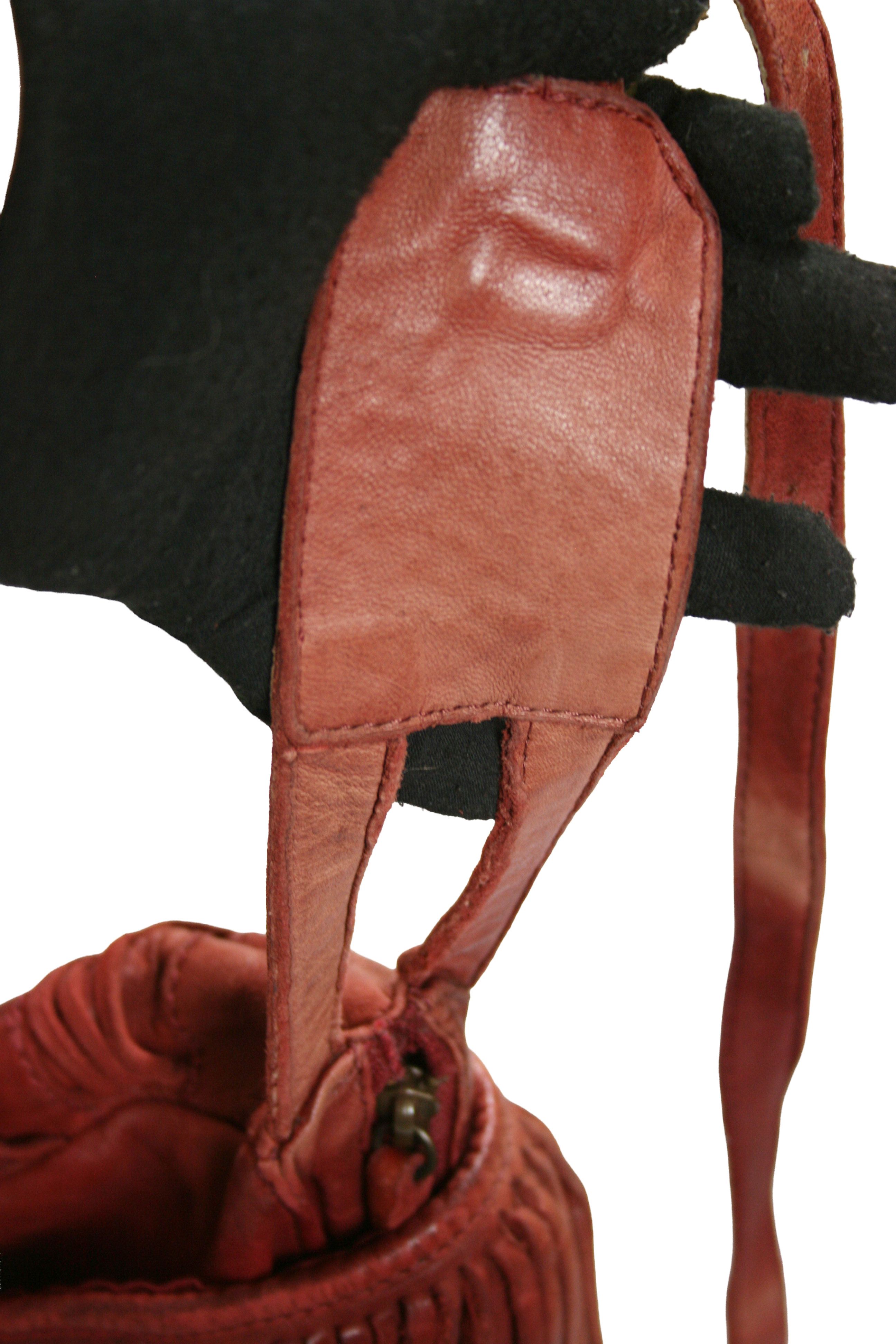 ba&sh Avant Garde Laser Cut Leather Crossbody Bag Size ONE SIZE - 9 Thumbnail