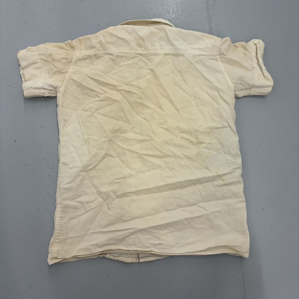 Other Vintage 50s White/Cream Blank Cotton Shirt Size US S / EU 44-46 / 1 - 3 Thumbnail