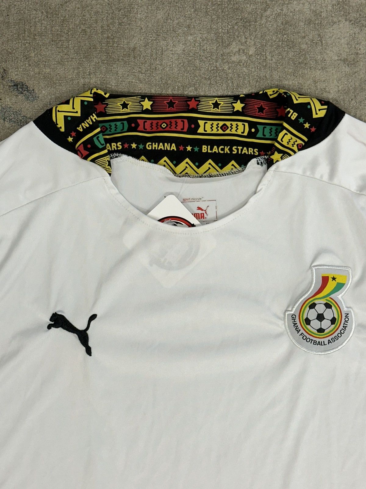 Puma × Vintage Puma 2014 Ghana Soccer Jersey Kit Maglia Home Size M / US 6-8 / IT 42-44 - 6 Thumbnail