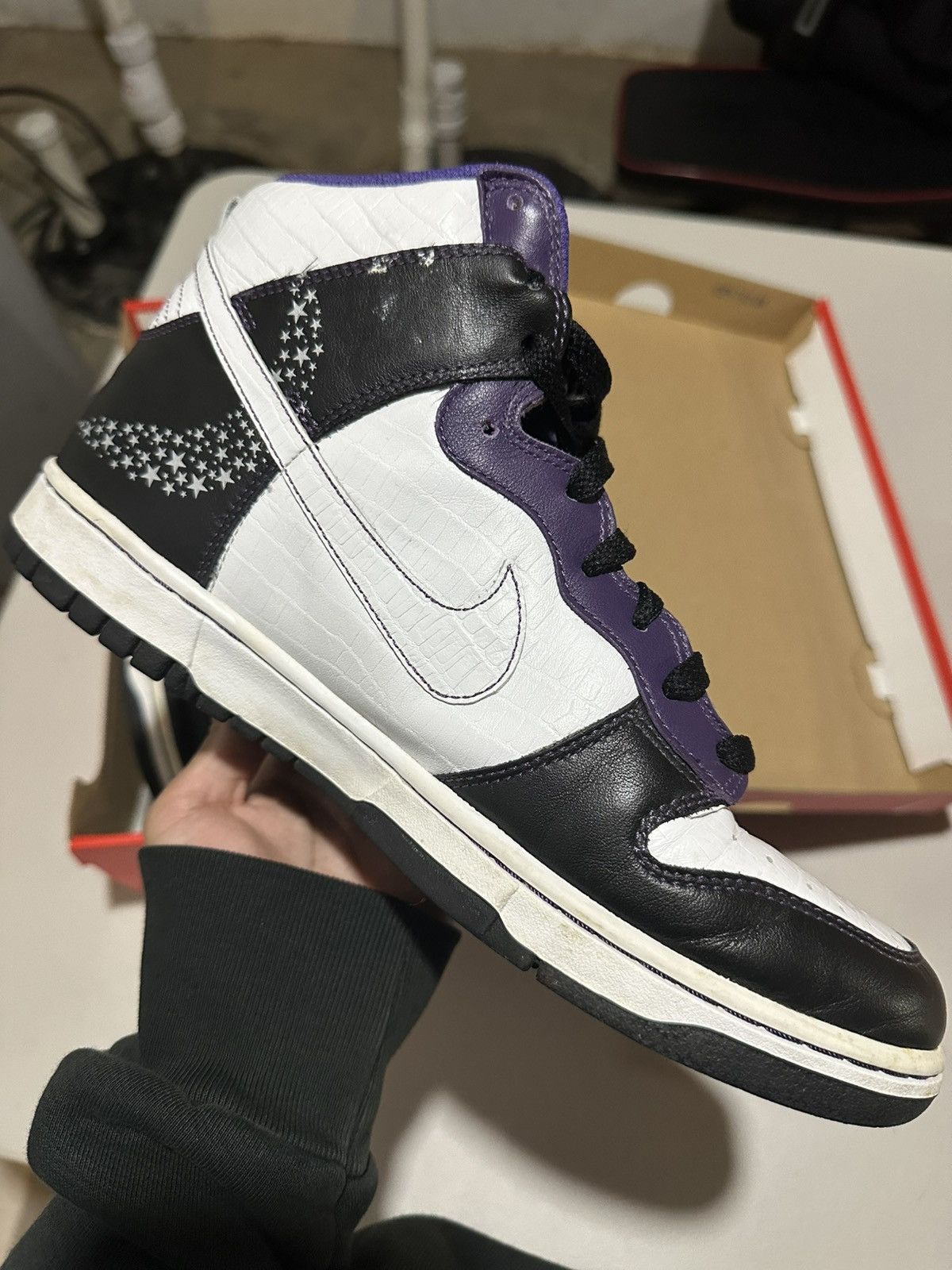 Nike 2006 Nike Dunk High Croc Star Size US 10 / EU 43 - 8 Thumbnail