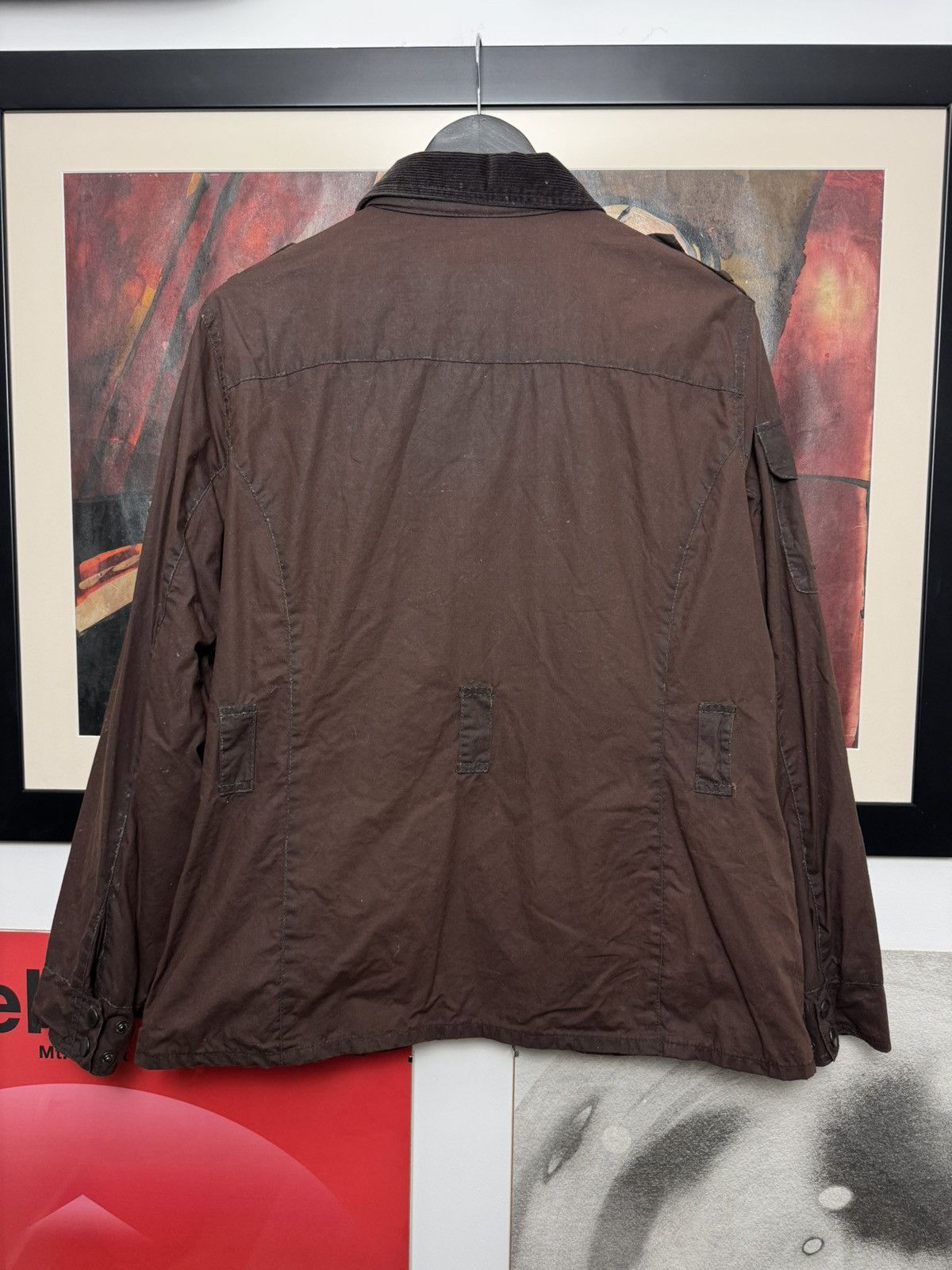 Barbour Vintage Barbour Waxed Jacket Brown Casual Hype Rare Archive Size US S / EU 44-46 / 1 - 3 Thumbnail