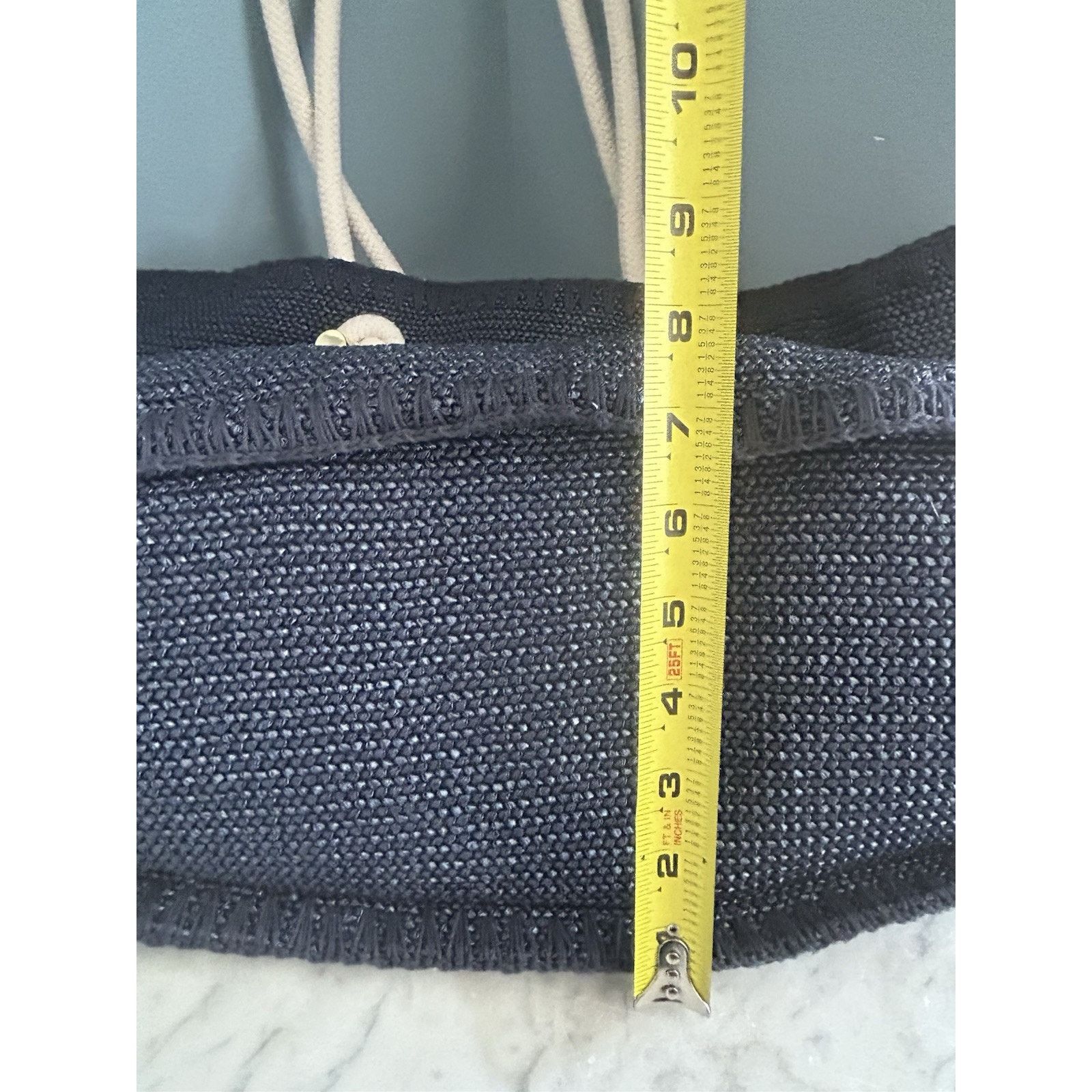 Tory Burch NWT Tory Burch Knotted Whale Tote Navy Blue Handbag Bag Rare Size ONE SIZE - 20 Thumbnail