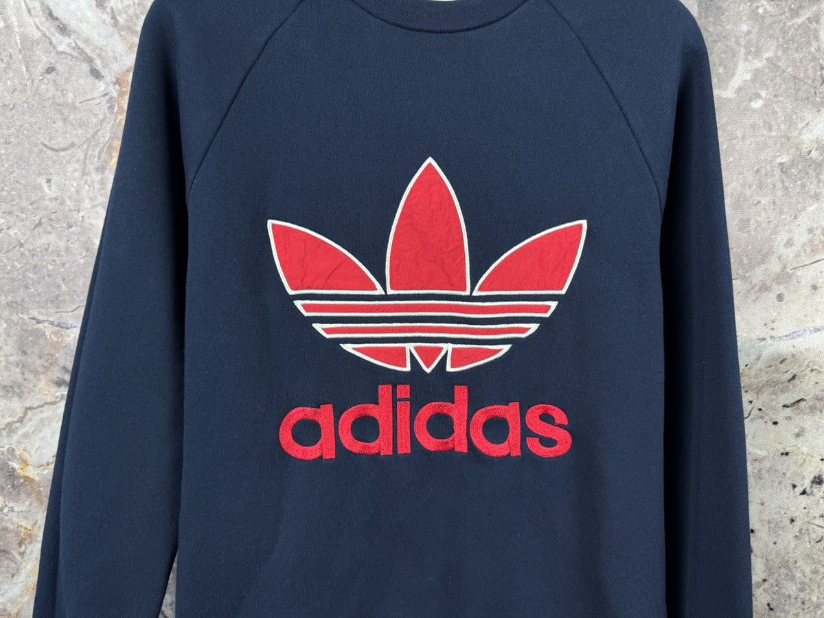 Adidas Men’s Adidas Trefoil Sweatshirt Navy Logo Pullover Size XS Size US XS / EU 42 / 0 - 3 Thumbnail