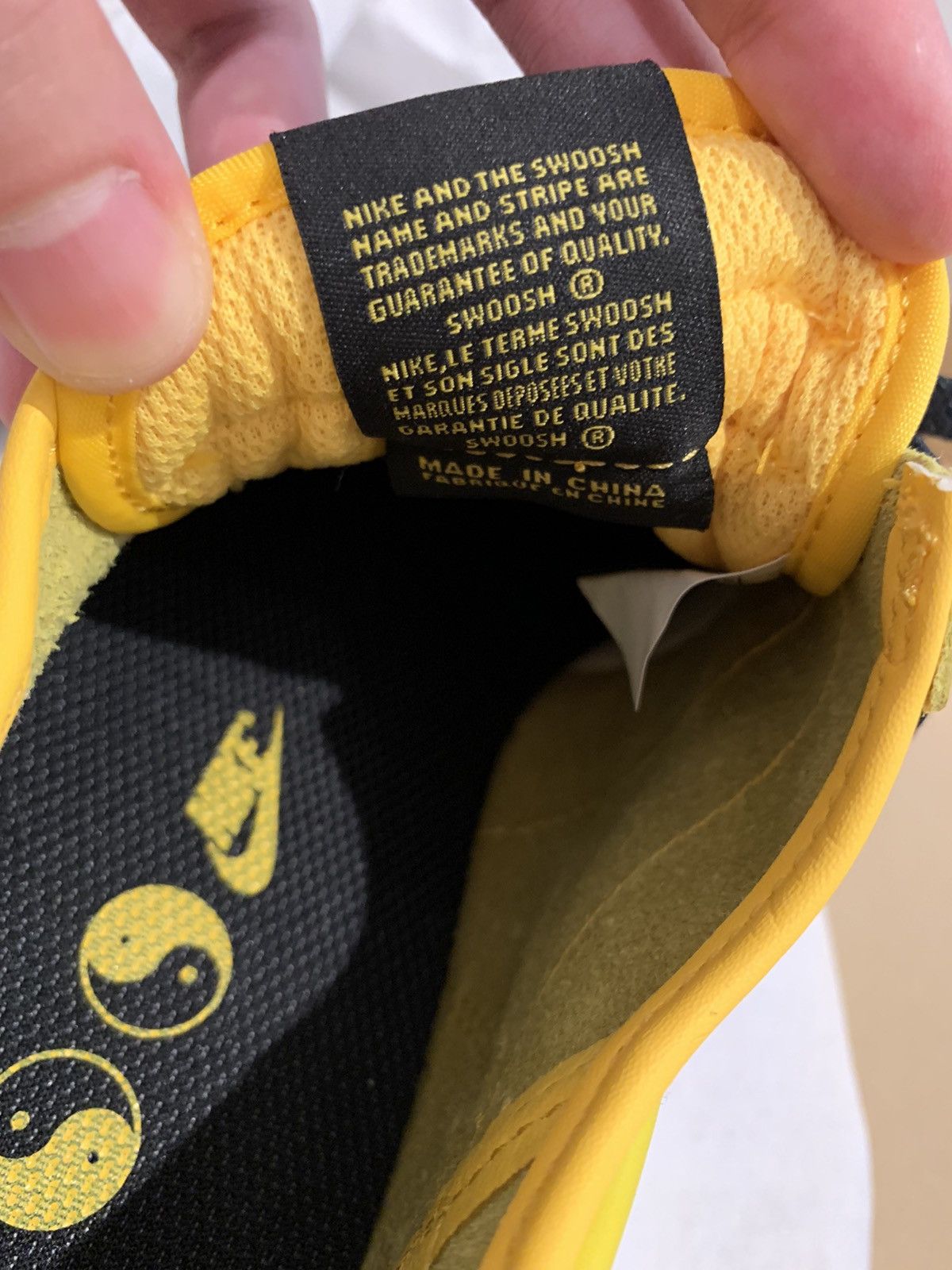 CLOT × Nike Nike x Clot “CLOTEZ” Yellow/Black Bruce Lee Size US 9 / EU 42 - 4 Thumbnail