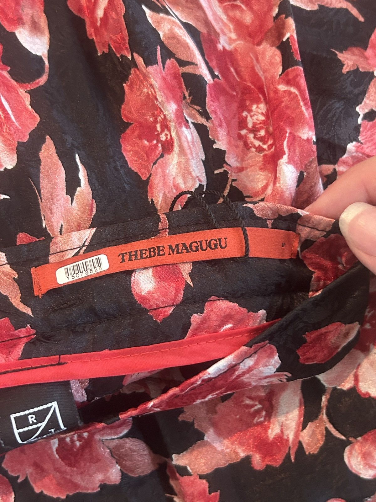Thebe Magugu Floral Pleated Knife Skirt Size 26" / US 2 / IT 38 - 5 Thumbnail