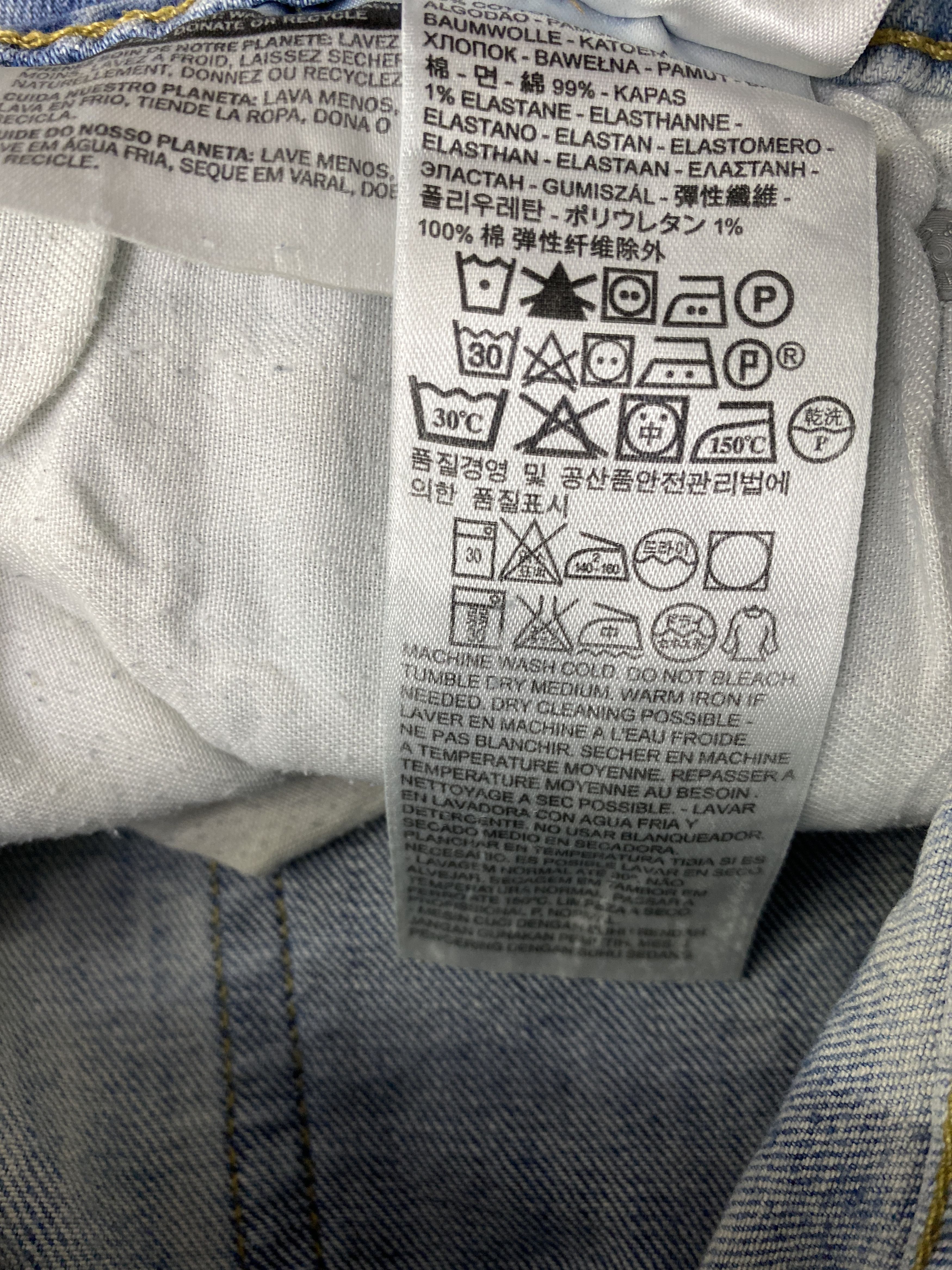 Levi's × Vintage Vintage Levis 508 Acid Washed Jeans Size US 28 / EU 44 - 11 Thumbnail