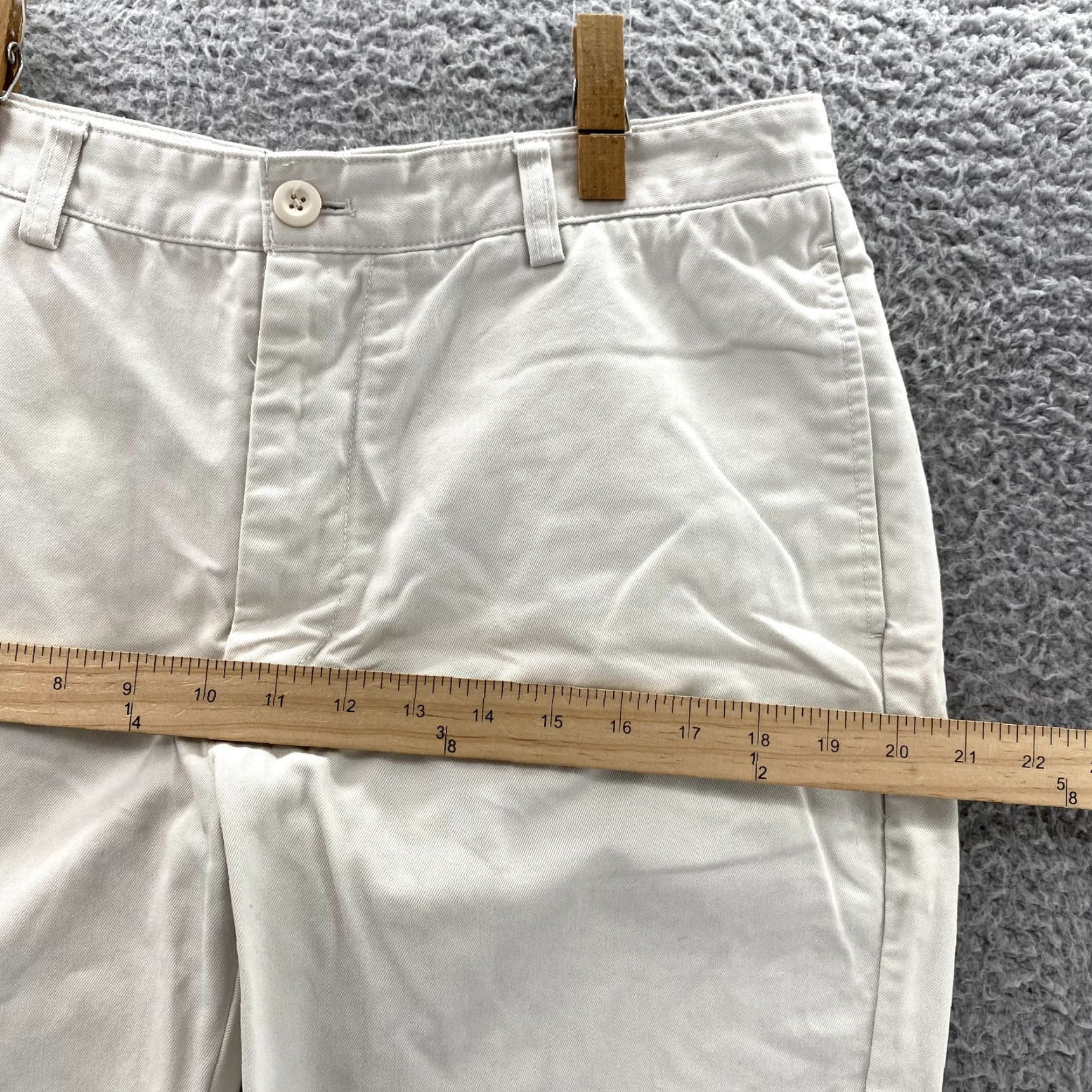 Vineyard Vines Vineyard Vines Club Pant Mens 34x27 Ivory Chino Flat Front Khaki Classic Preppy Size US 34 / EU 50 - 7 Thumbnail