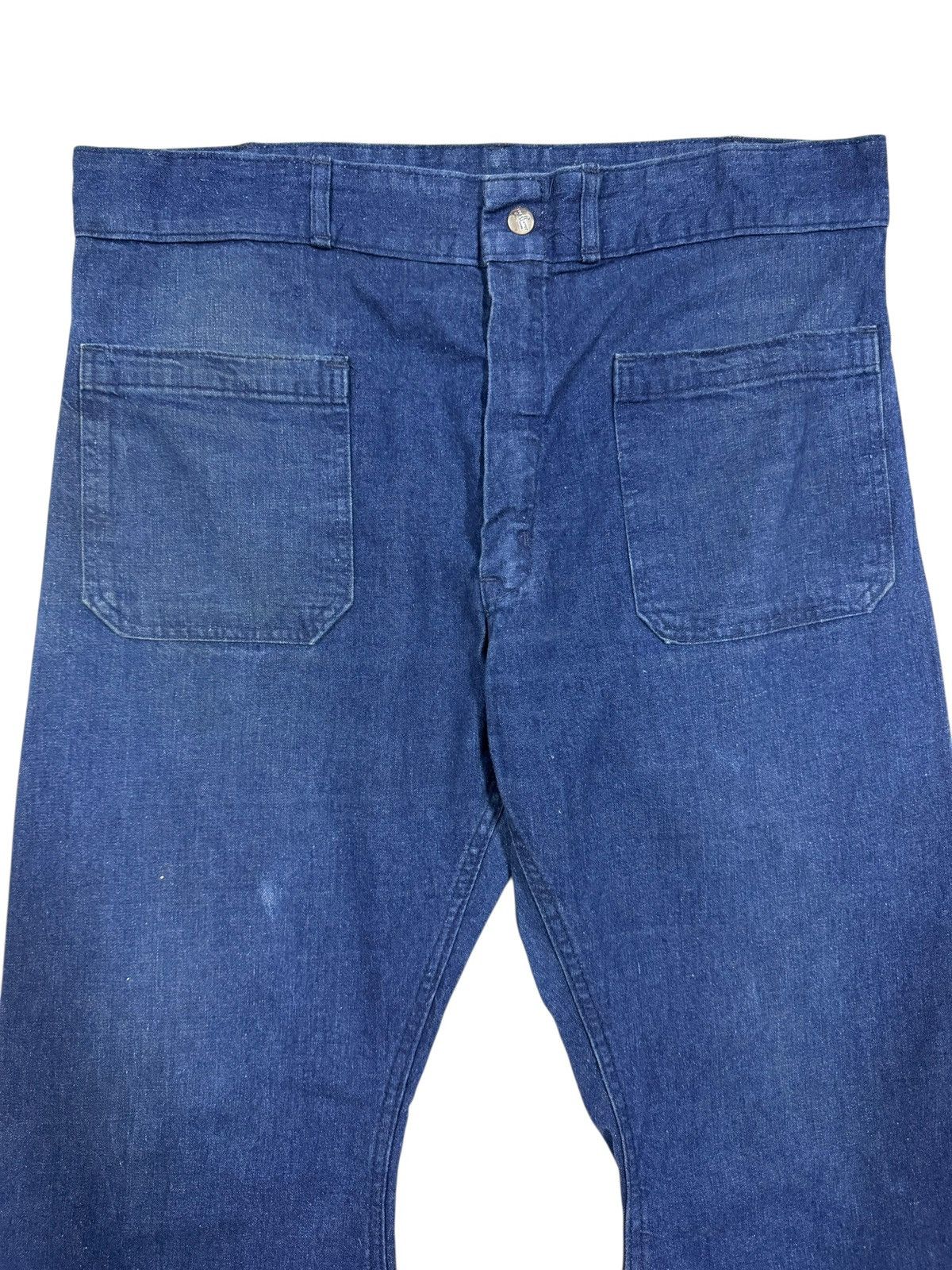 Buzz Rickson's × Vintage Vtg🔥70’s Seafarer Bell Bottom Seagoing Uniform Corp Size US 36 / EU 52 - 3 Thumbnail