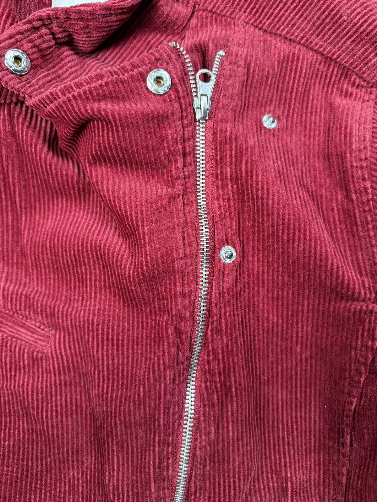 Forever 21 Forever 21 Corduroy Jacket Biker Belt /Zippers / Pockets Size S / US 4 / IT 40 - 4 Thumbnail