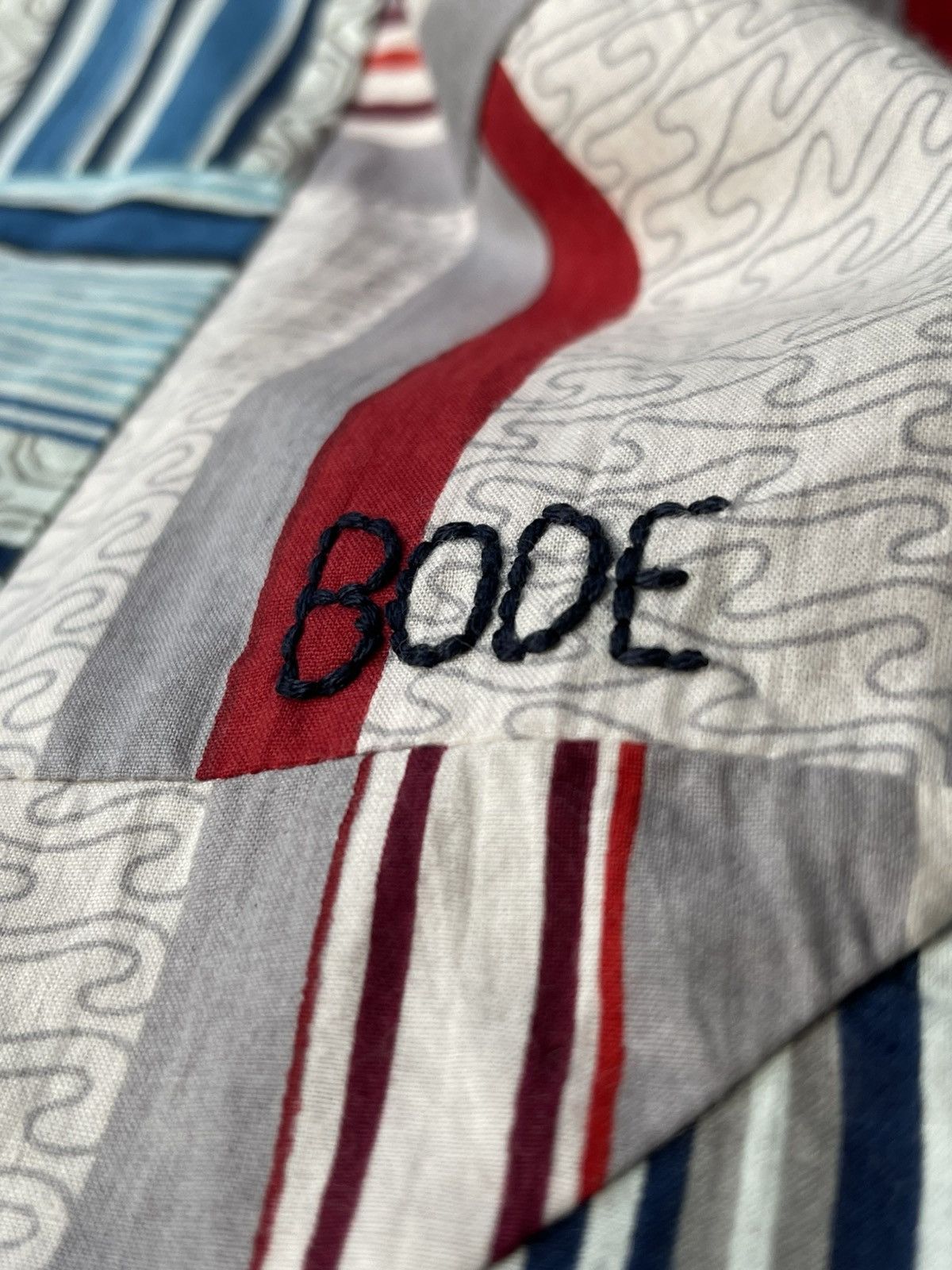 Bode Bode Patchwork Oxford Long Sleeves Shirt Size US S / EU 44-46 / 1 - 19 Thumbnail