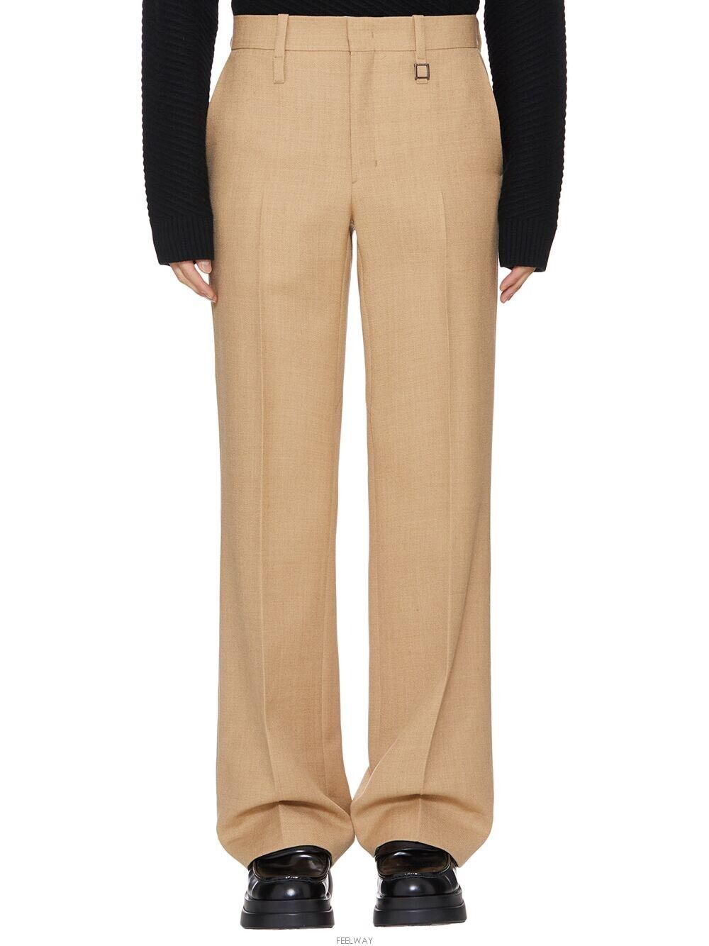 !DS! AW22 Wooyoungmi Beige Casual Wool Pants