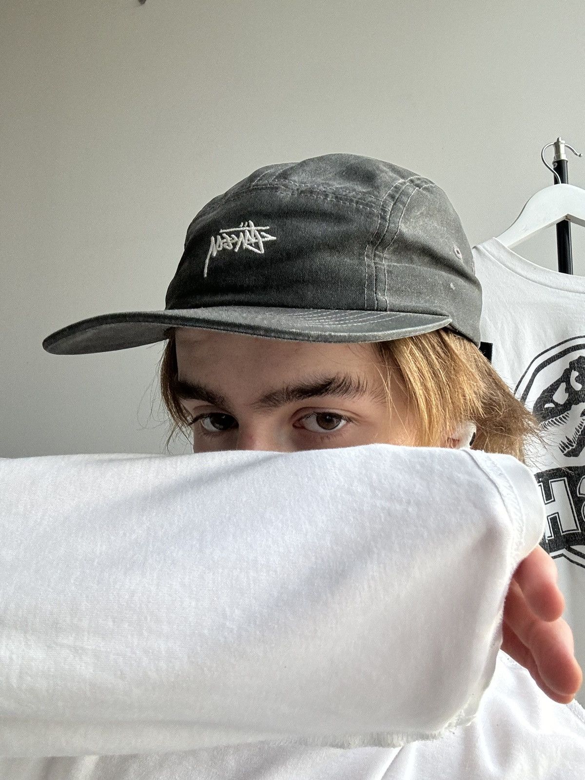 Stussy Stussy Washed Black 5 Panel Hat Cap Y2k Hype Realtree Size ONE SIZE - 9 Thumbnail