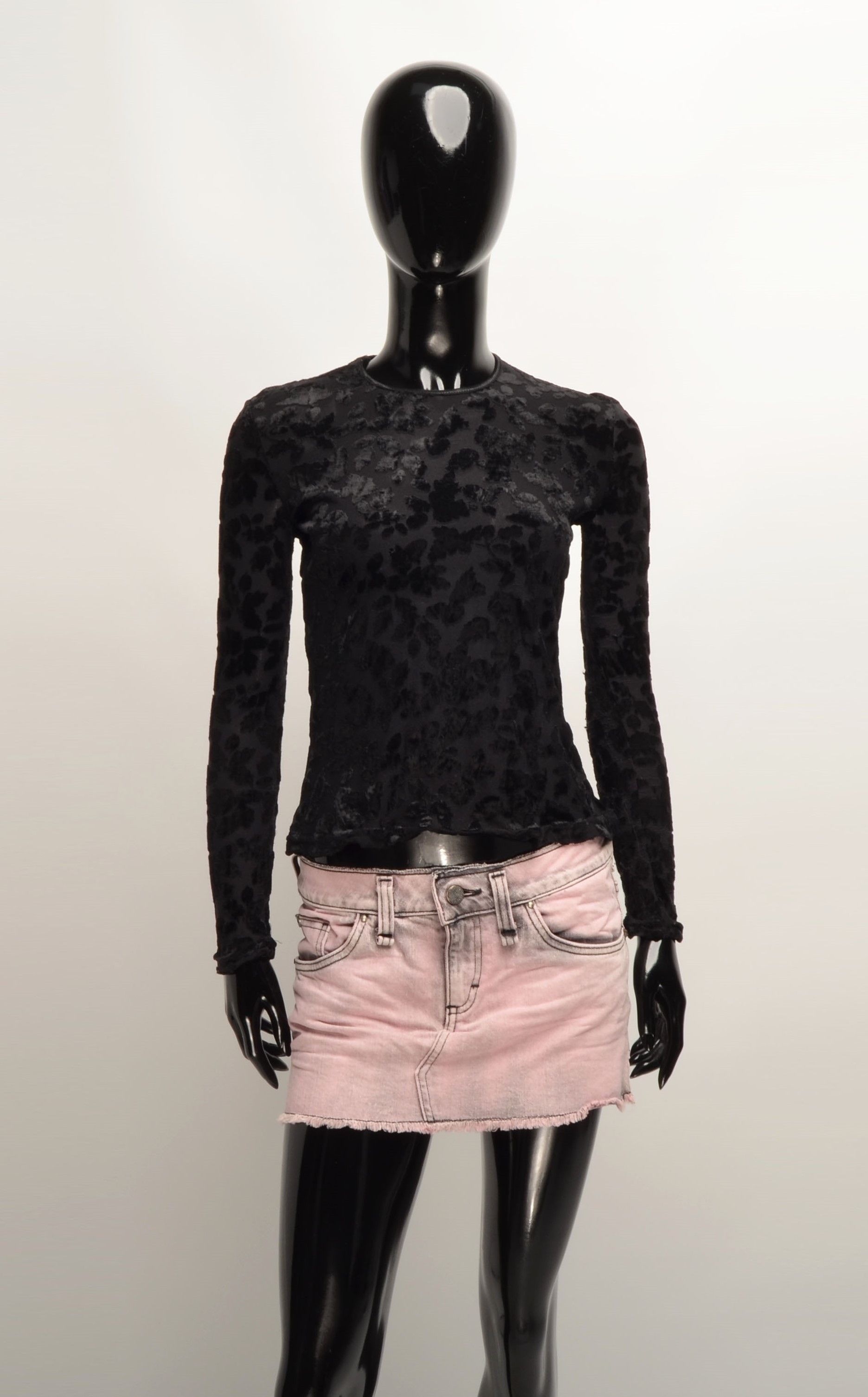 Morgan Homme Vintage Morgan de Toi 90's Mesh Leopard Long Sleeve Top Size S / US 4 / IT 40 - 1 Thumbnail