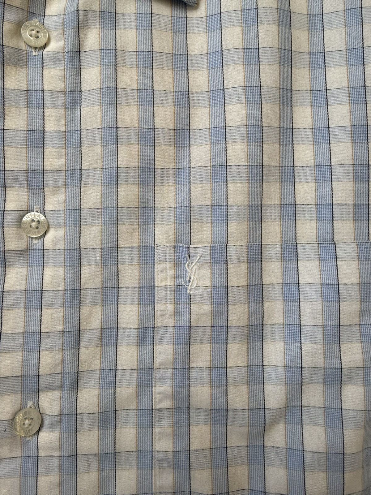Yves Saint Laurent Mens Vintage Yves Saint Laurent Shirts Button up Luxury YSL Size US M / EU 48-50 / 2 - 8 Thumbnail
