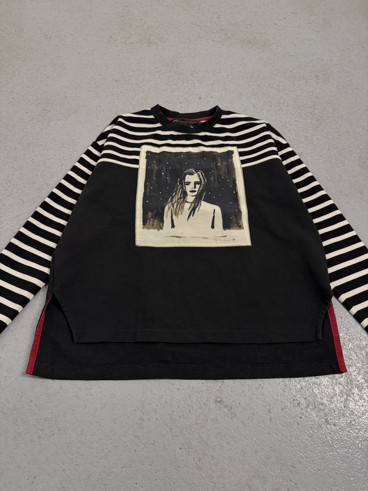 Marc by Marc Jacobs Marc By Marc Jacobs Monochrome Dreamy Rhea Sweatshirt Size XS / US 0-2 / IT 36-38 - 5 Thumbnail
