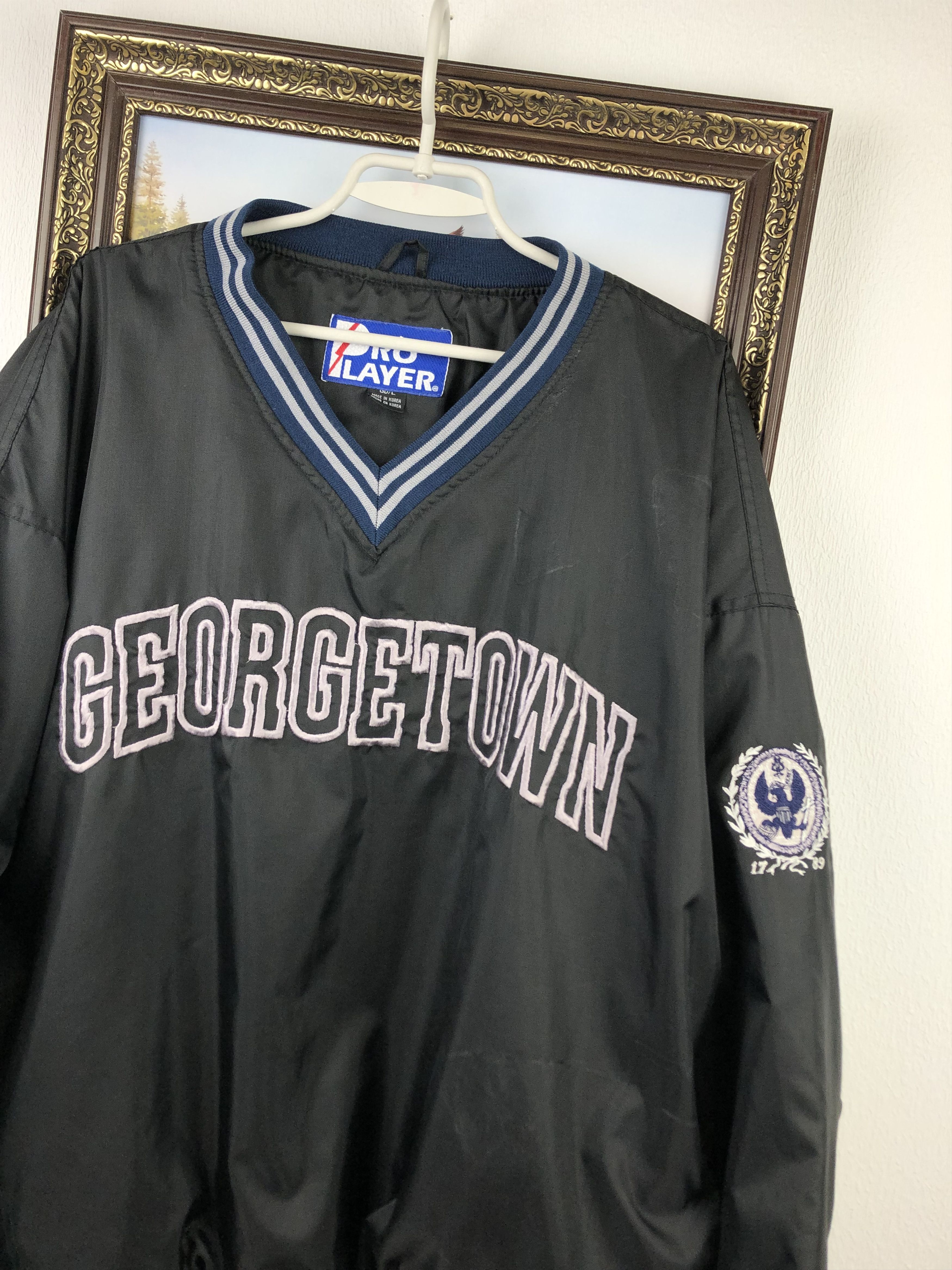 Vintage Vintage 90's Pro Player Georgetown Hoyas Jacket Bomber Rare Size US L / EU 52-54 / 3 - 4 Thumbnail