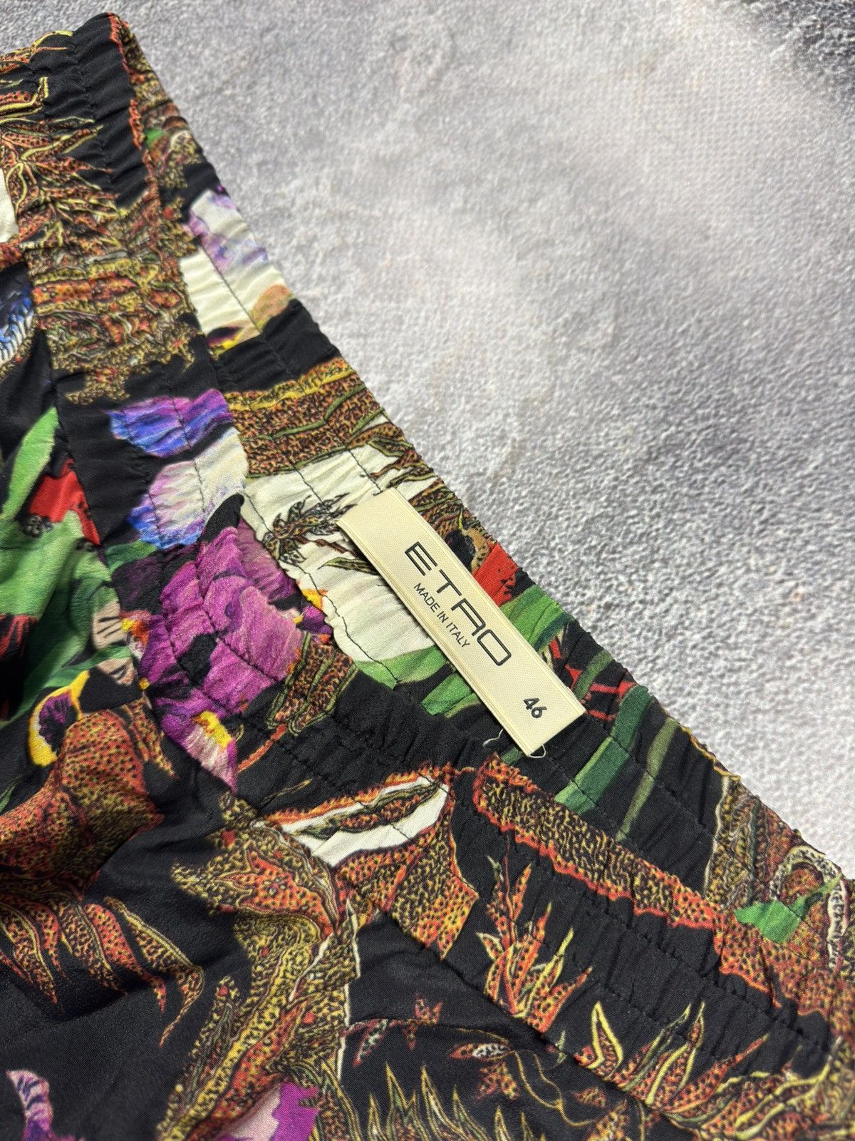 Etro ERTO Floral Pattern Pants Size 28" / US 6 / IT 42 - 2 Thumbnail