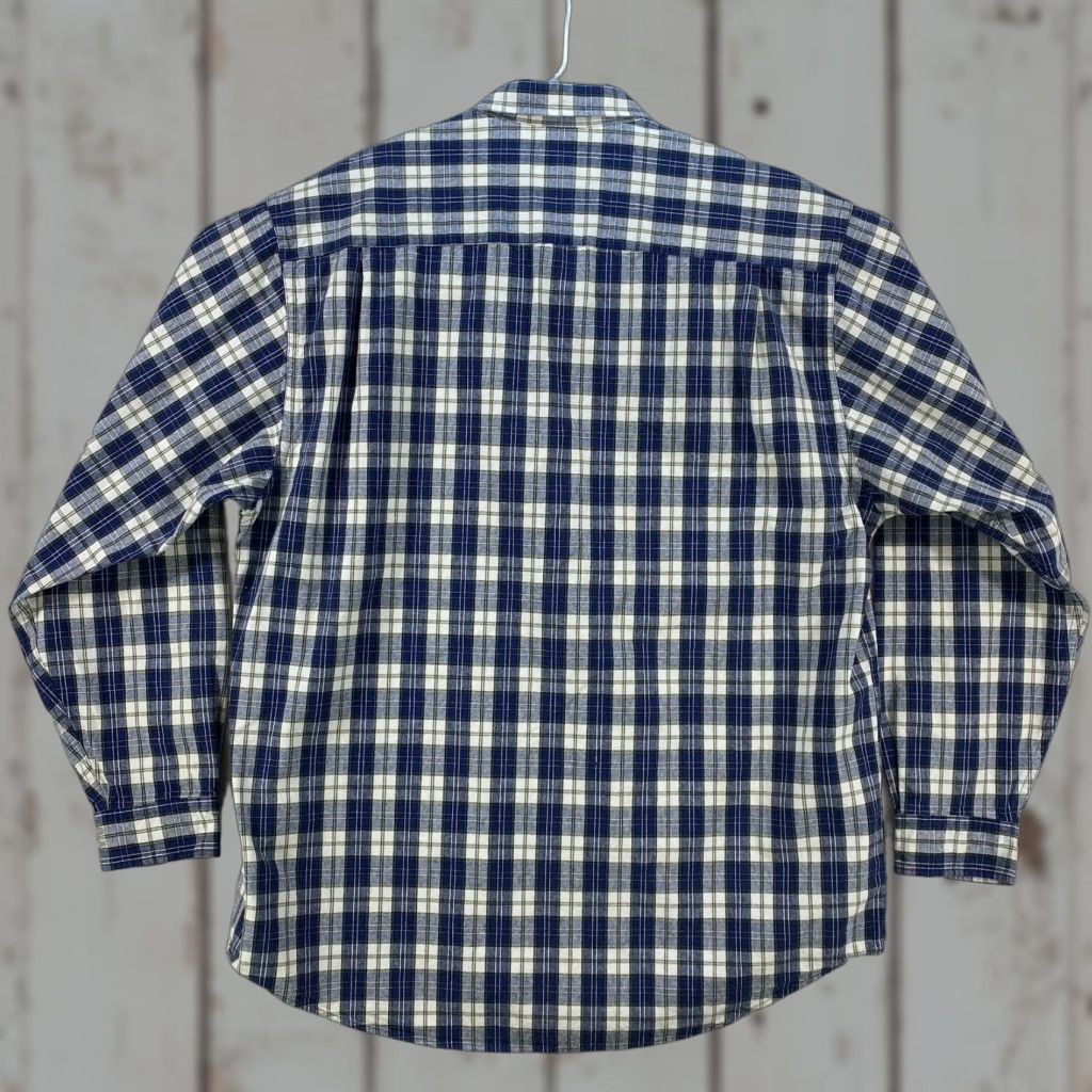Eddie Bauer Eddie Bauer Long Sleeve Button Up Blue Plaid Shirt Mens XL Tall Button-Up Shirt XL Tall Blue White Cotton Eddie Bauer Men Size US XL / EU 56 / 4 - 1 Thumbnail