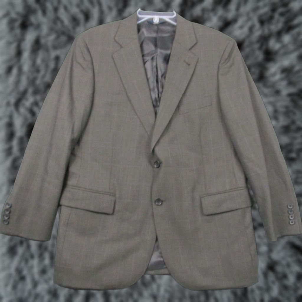 Brooks Brothers VINTAGE Brooks Brothers 346 Jacket 42 Short Madison Fit Wool Gray Plaid Mens Sport Coat Regular Jacket Coats Size US 42 / EU 58 - 1 Thumbnail