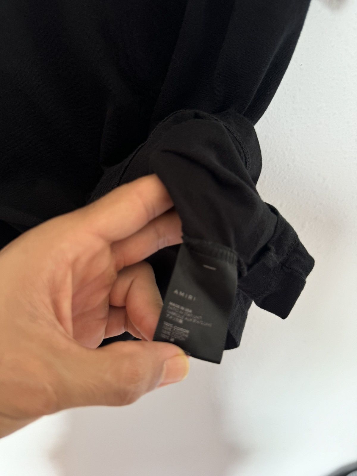 Amiri Amira black tee Size US XL / EU 56 / 4 - 2 Thumbnail