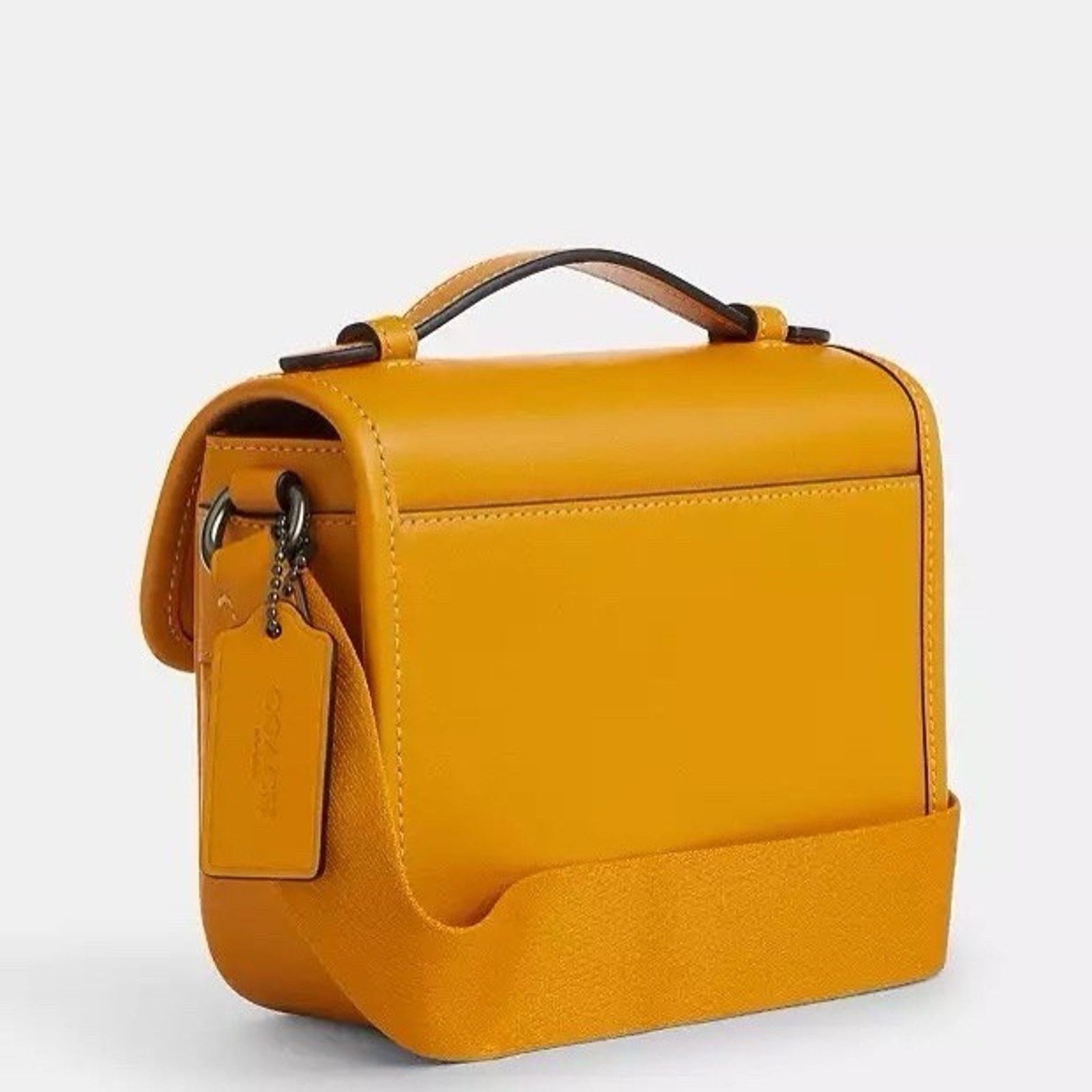 Coach NWT COACH Racer Crossbody Bag Buttercup Leather CBH56 Size ONE SIZE - 7 Thumbnail