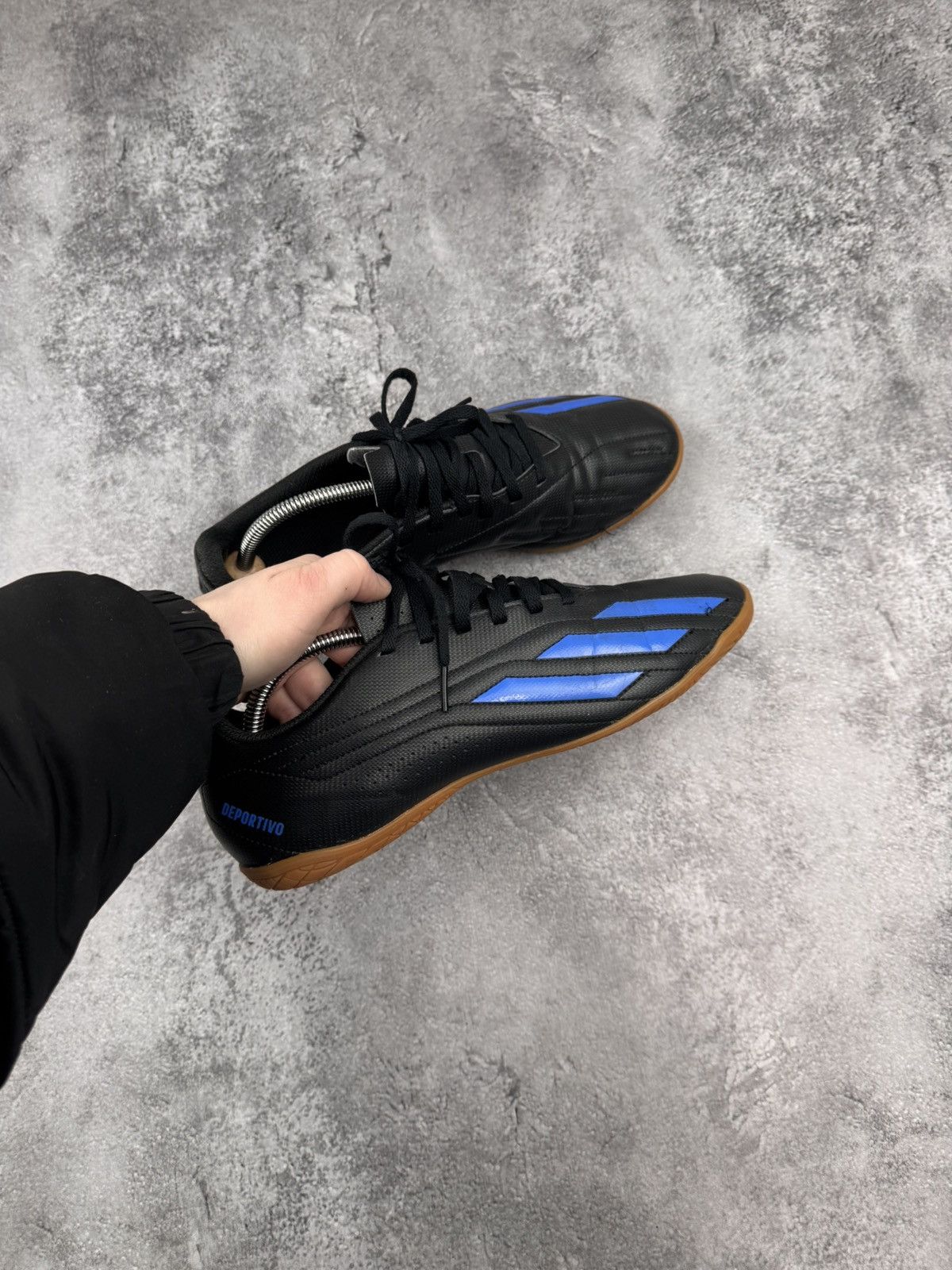 Adidas Adidas Deportivo II IN – Men’s Indoor Football Shoes Black Size US 9.5 / EU 42-43 - 8 Thumbnail