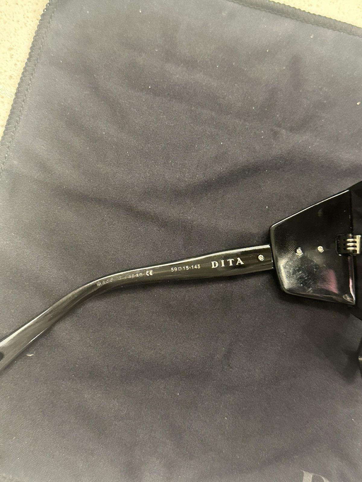 Dita 2012 Dita Titan Titanium Sunglasses DRX-2032B-59 Size ONE SIZE - 7 Thumbnail