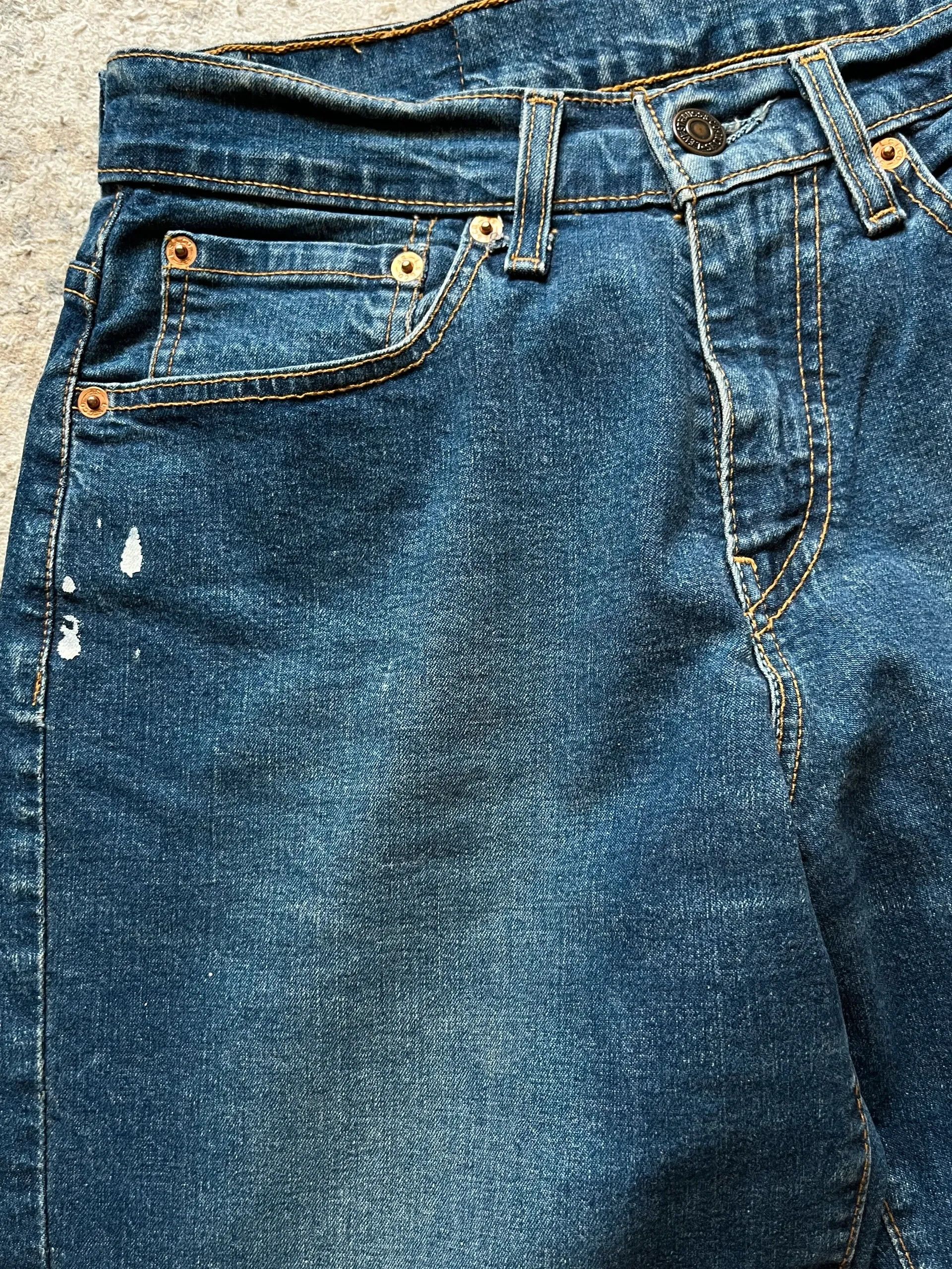 Levi's Levi’s 584 07 Flared Denim Women’s 2004 Y2K Rare Paint Size 28" / US 6 / IT 42 - 3 Thumbnail