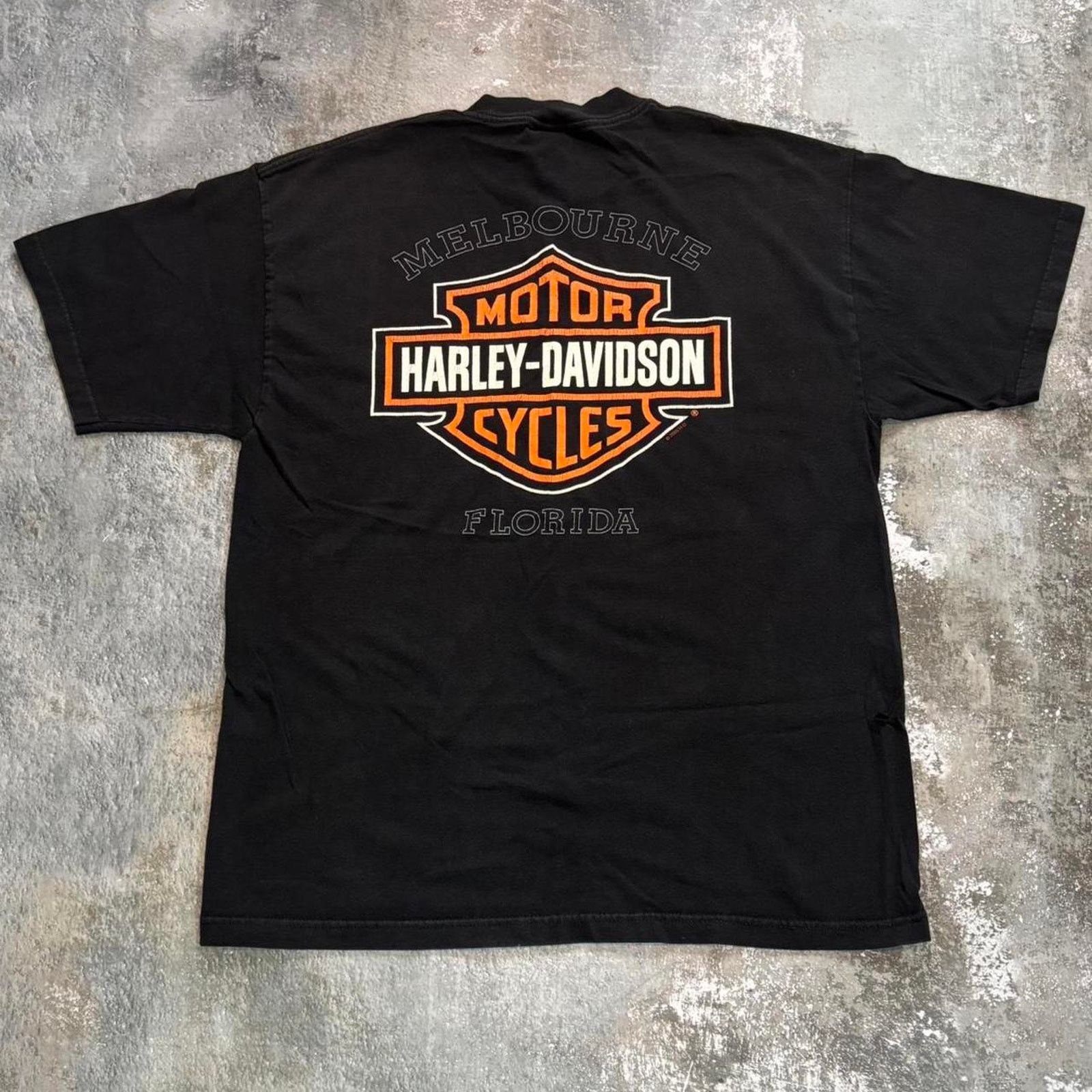 Vintage Vintage 90s Harley Davidson Dragon T Shirt. Black & Purple Size US XL / EU 56 / 4 - 2 Thumbnail