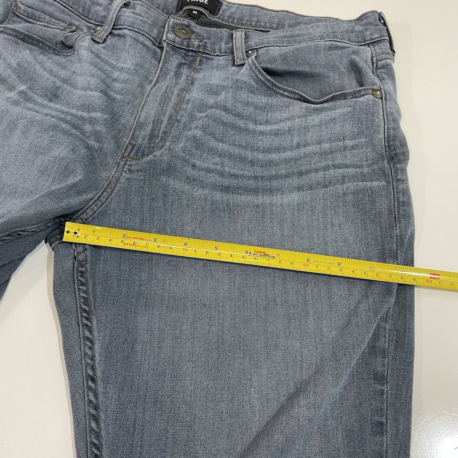Paige Paige Jeans Men’s Blue Federal Slim Straight Stretch 34x27 Size US 34 / EU 50 - 6 Thumbnail