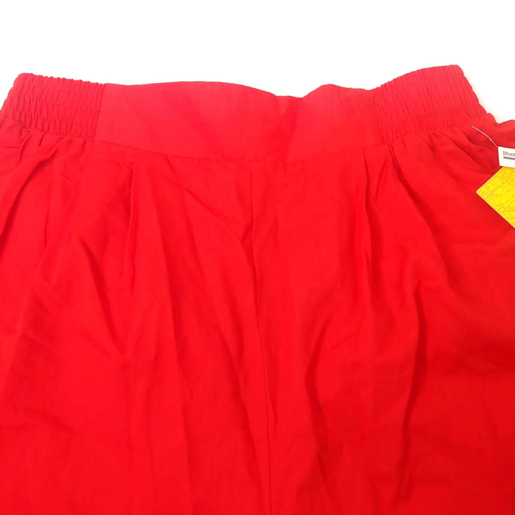 Etro VINTAGE American Weekend Shorts Womens M Red Elastic Retro Mom USA Classic NOS Size 28" / US 6 / IT 42 - 3 Thumbnail