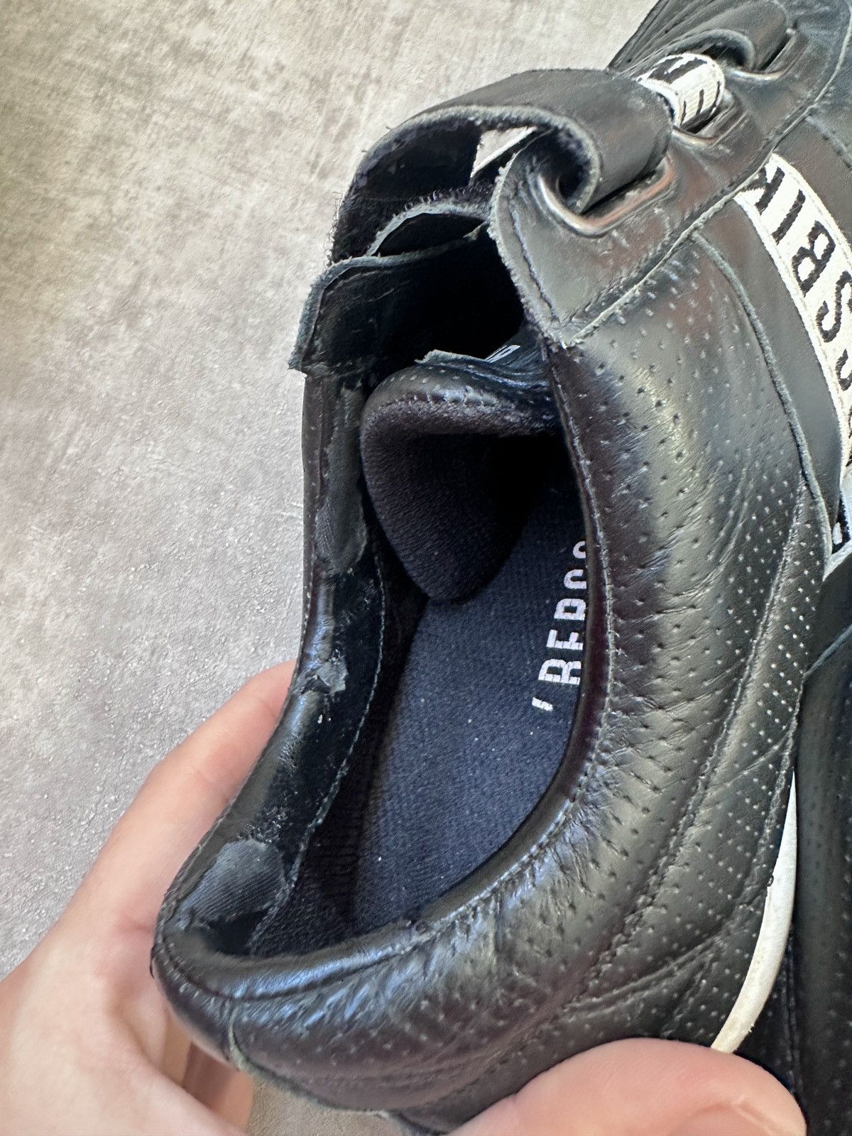 Dirk Bikkembergs Dirk Bikkembergs Archive Perforated Leather Velcro Sneakers Size US 9 / EU 42 - 7 Thumbnail