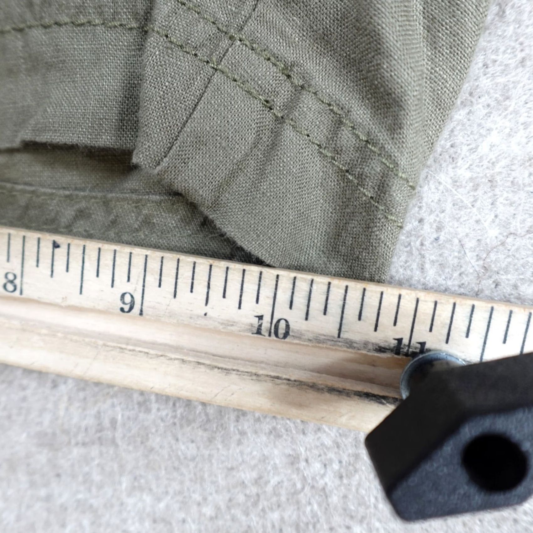 Hugo Boss Hugo Boss Mens Shorts Green Olive Solid Chino 100% Linen Clyde 38 NEW Size US 38 / EU 54 - 2 Thumbnail