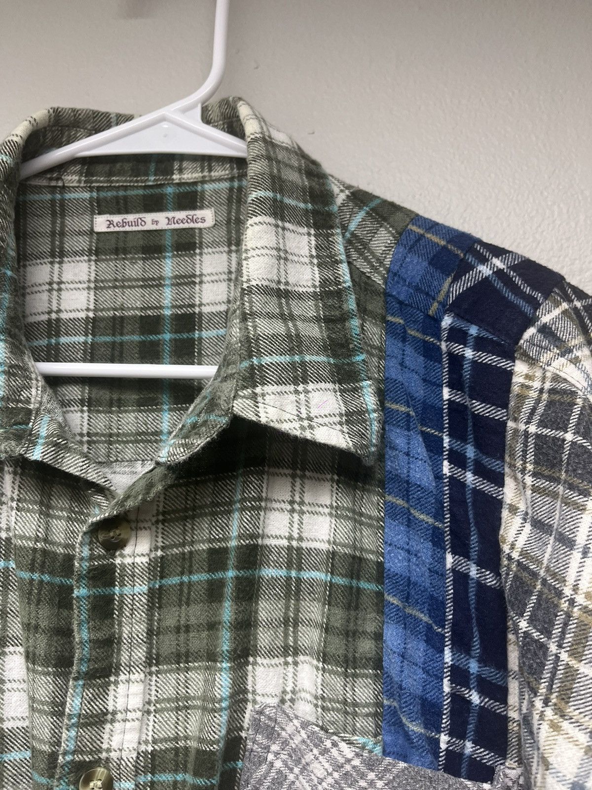 Needles Needles Rebuild 7 Cut Flannel Shirt Size US L / EU 52-54 / 3 - 2 Thumbnail