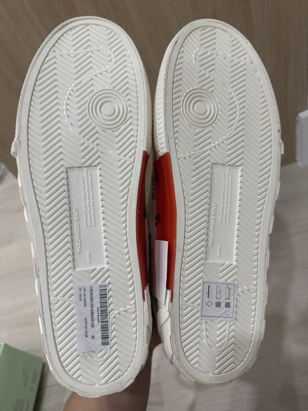 Off-White Off White ‘Vulcanized Sole’ Size US 12 / EU 45 - 6 Thumbnail