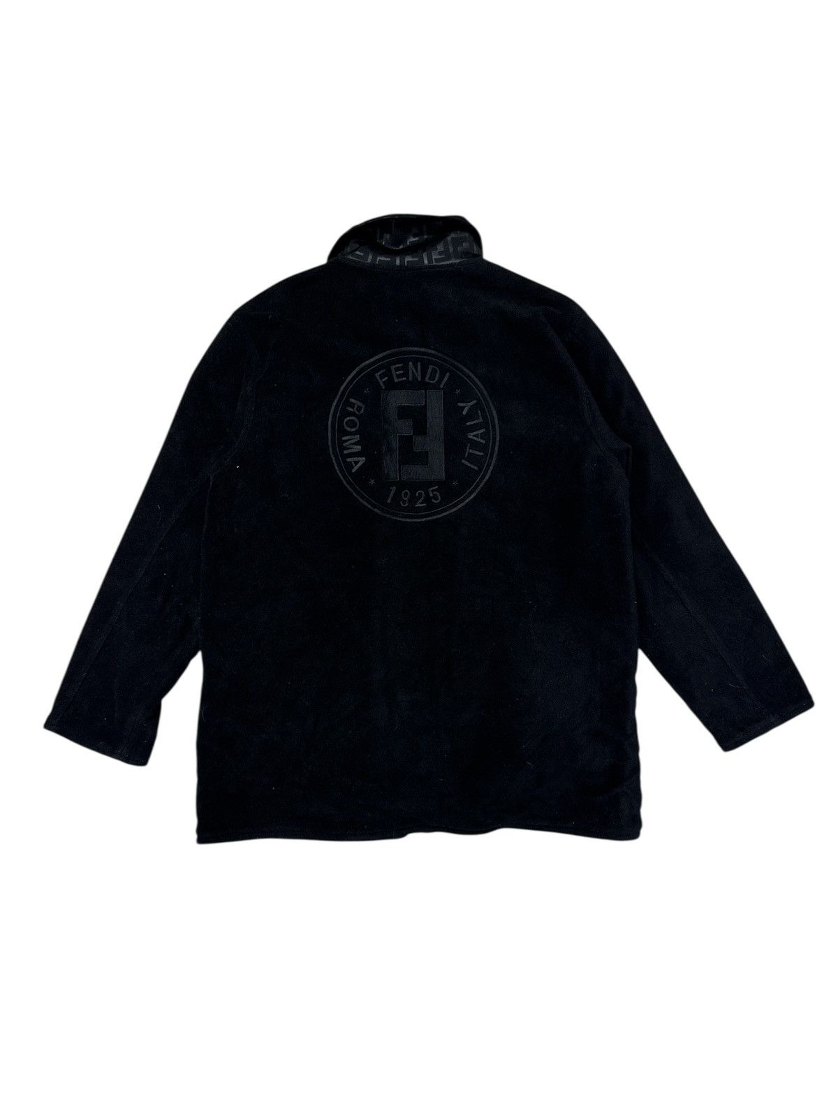 Fendi VINTAGE FENDI ZUCCA MONOGRAM REVERSIBLE ZIPPER JACKET Size US L / EU 52-54 / 3 - 4 Thumbnail