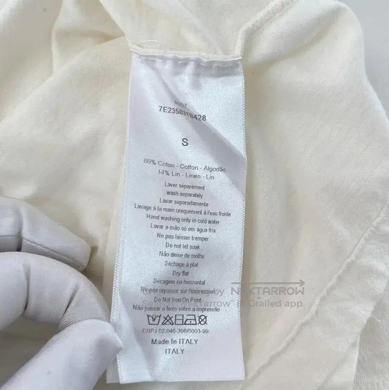 Dior Dior Summer White Cotton Short Sleeve T. Size S / US 4 / IT 40 - 5 Thumbnail