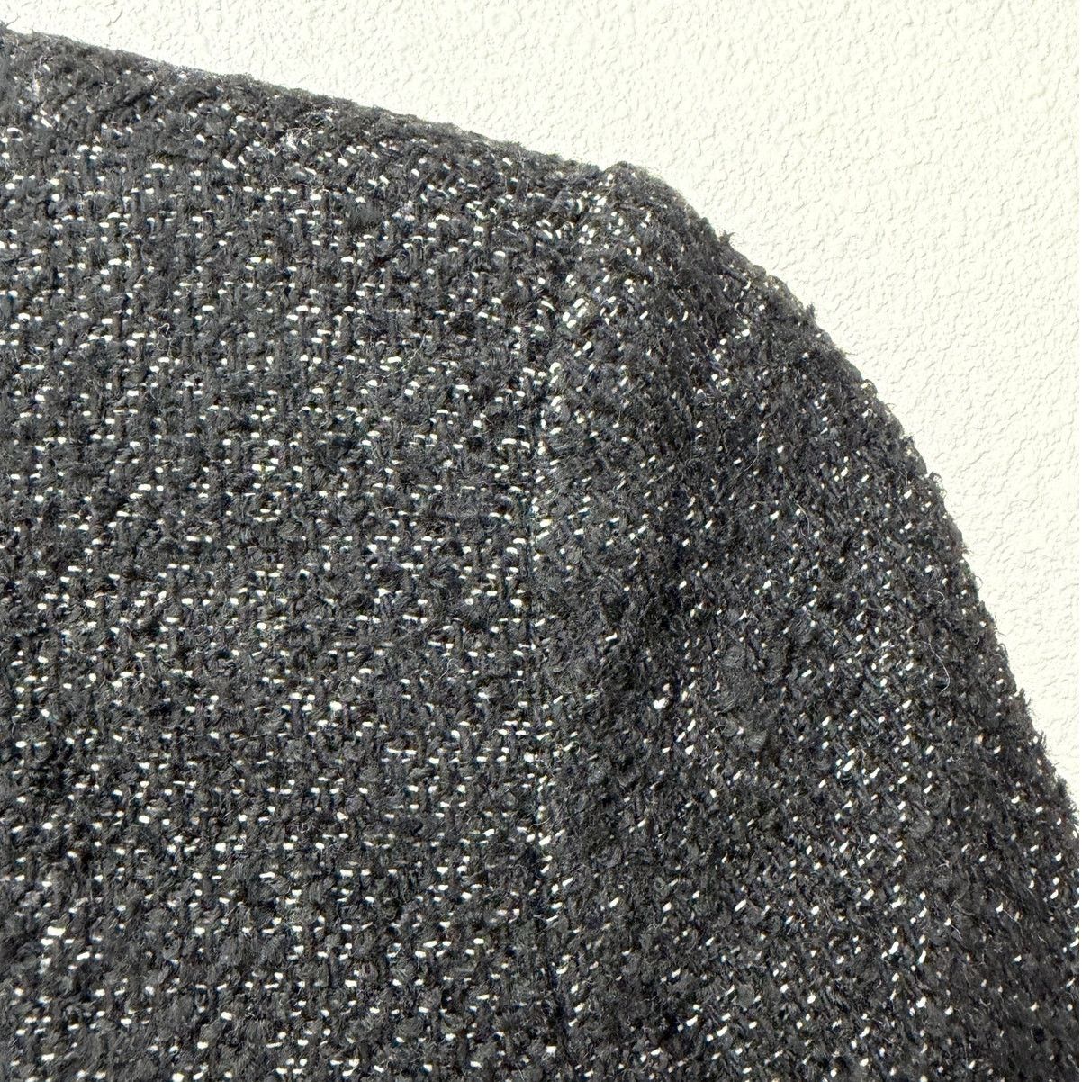 Anine Bing Anine Bing Houndstooth Tweed Jacket Zip Front Shoulder Pad Size S / US 4 / IT 40 - 8 Thumbnail