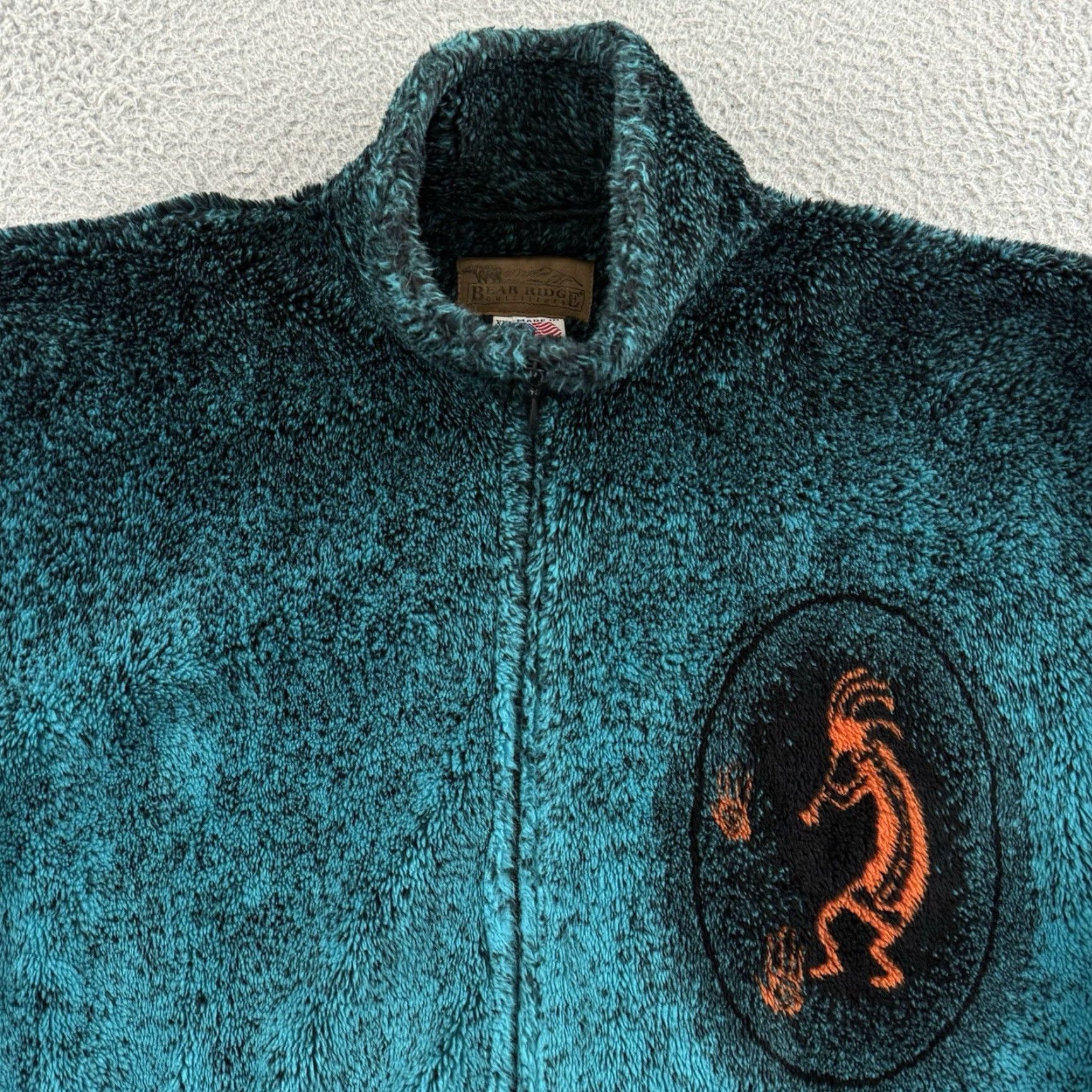 Vintage VINTAGE Bear Ridge Outfitters Jacket Men’s 2XL Fleece Aztec 90s Full Zip Outdoor Size US XXL / EU 58 / 5 - 3 Thumbnail